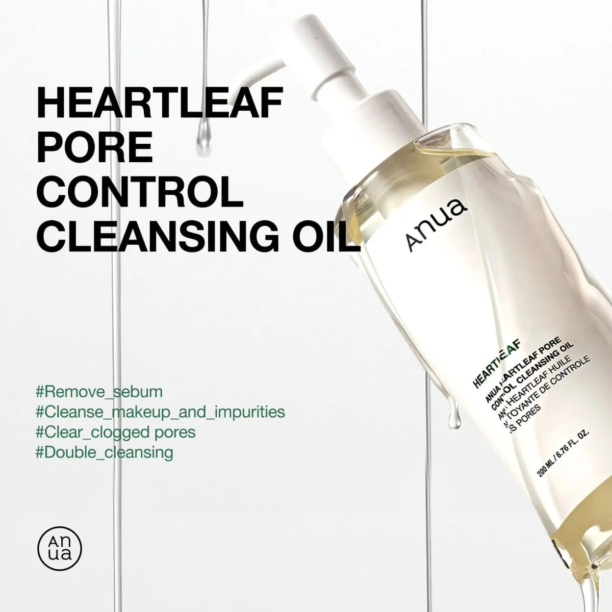 Heartleaf Pore Control Cleansing Oil Anua