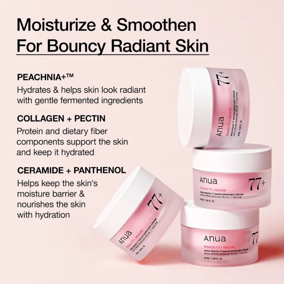 Peach 77 Niacin Enriched Cream 50mL