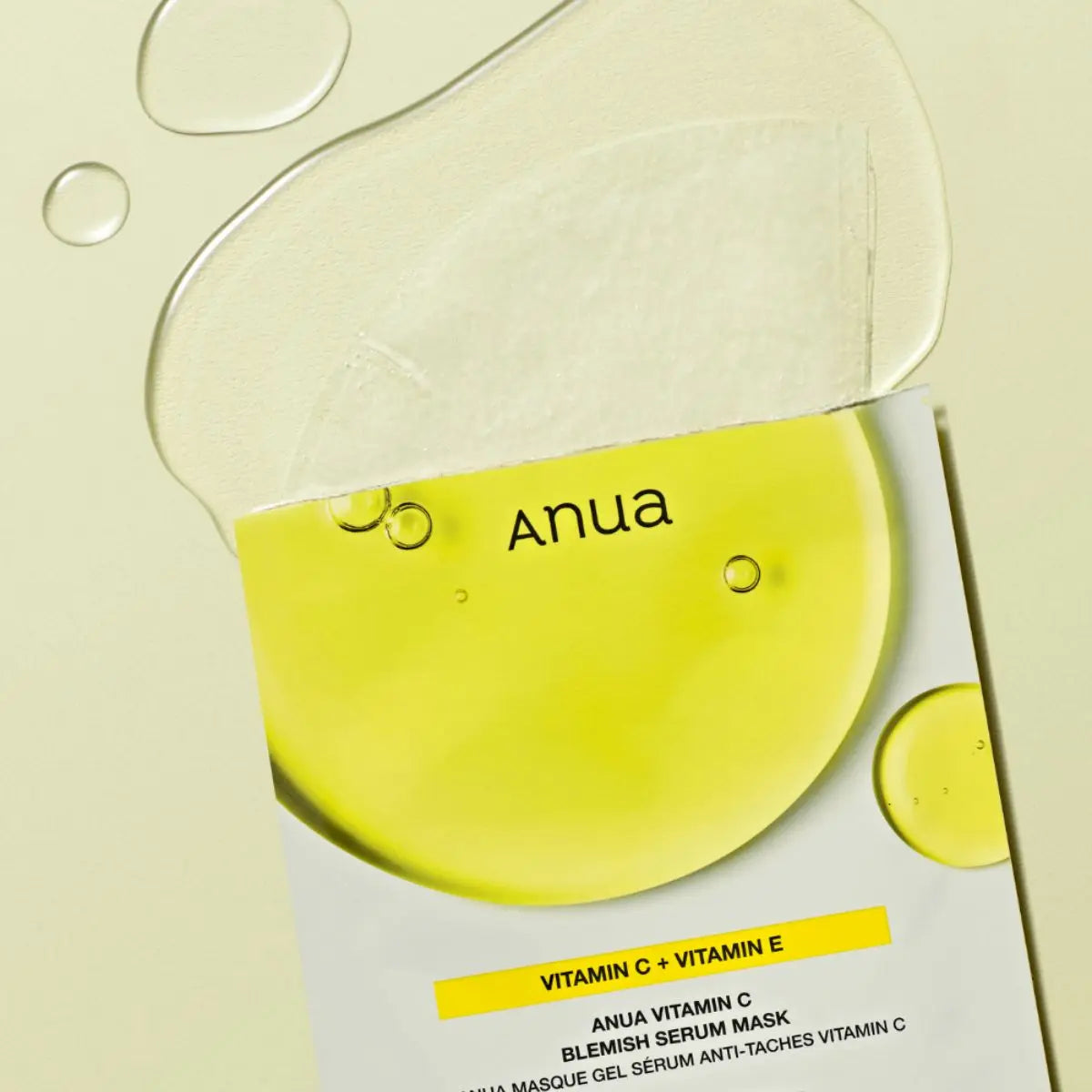 Green Lemon Vita C Blemish Serum Mask 25mL Anua