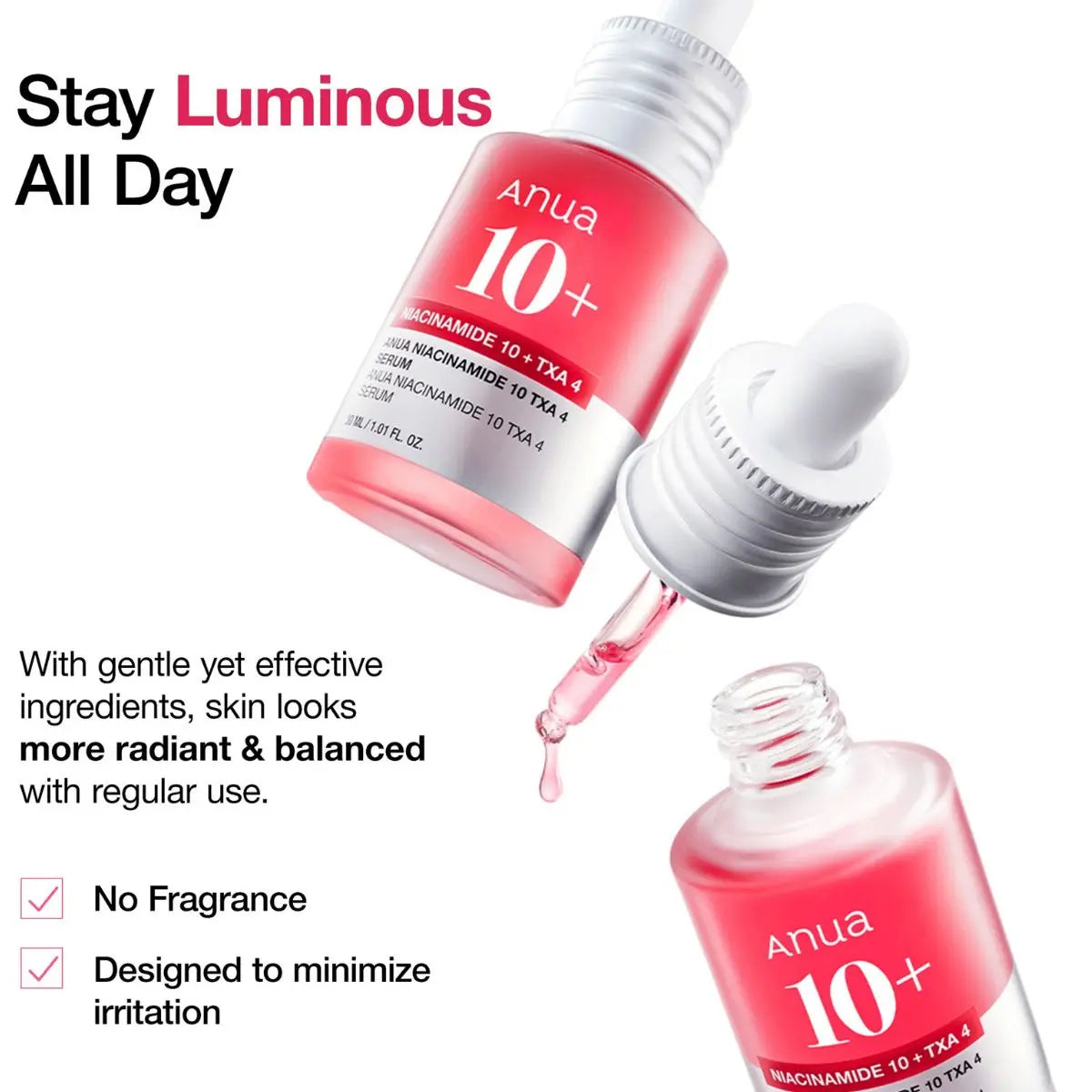 Niacinamide 10% + TXA 4% Serum 30mL Anua