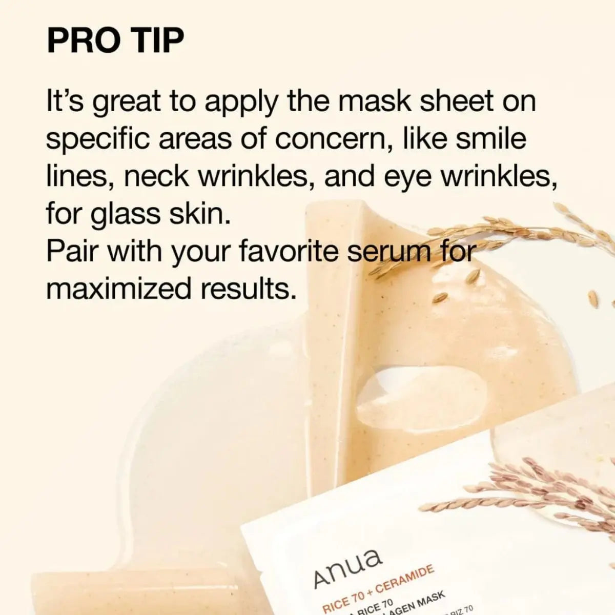 Rice 70 Glow Collagen Mask Anua