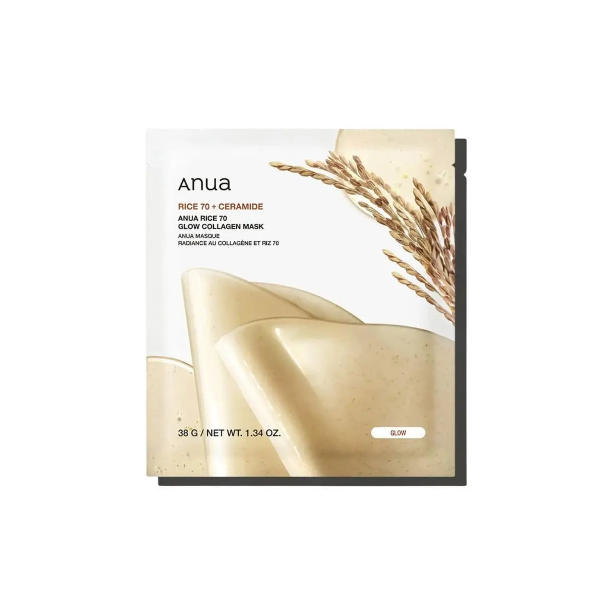 Rice 70 Glow Collagen Mask Anua