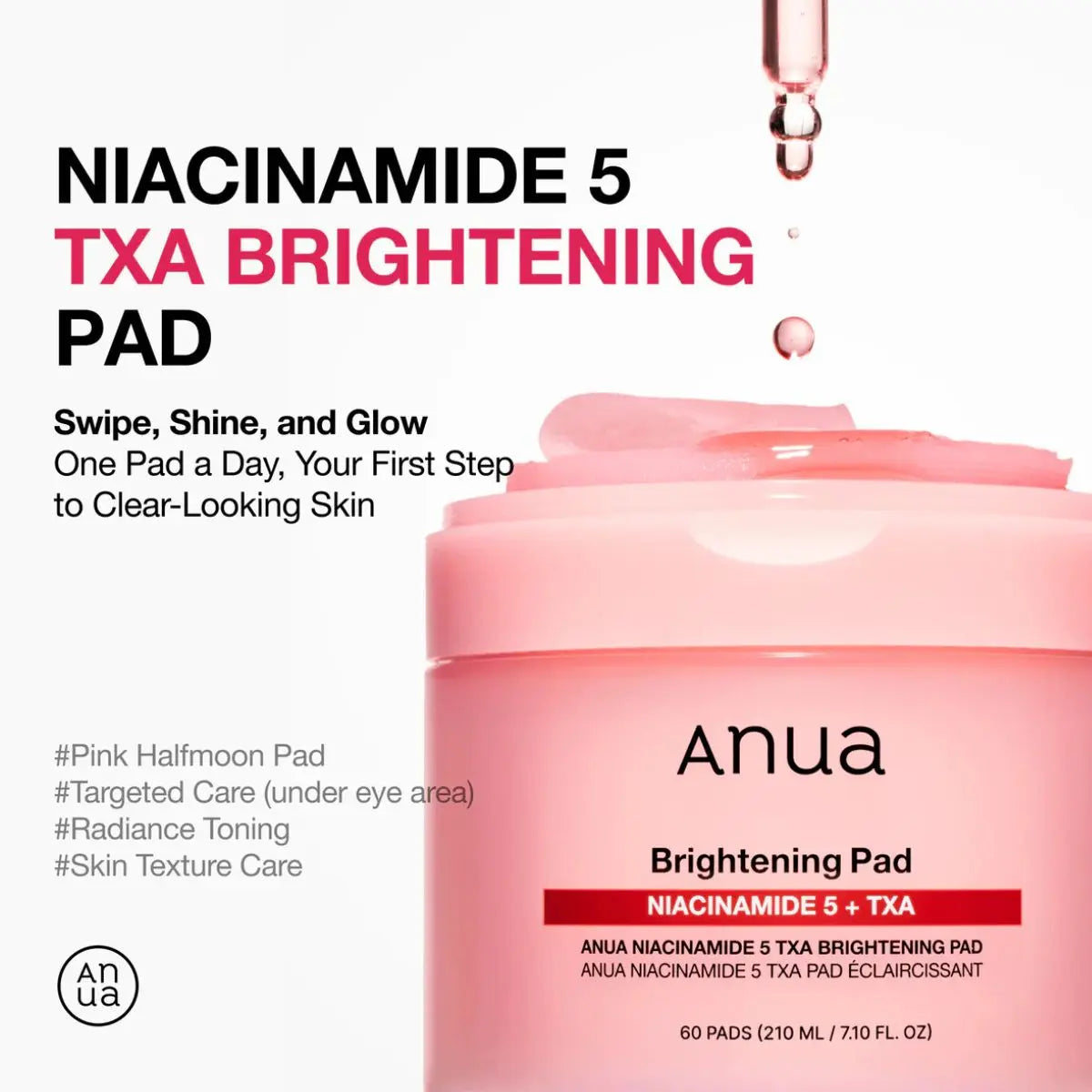 Niacinamide 5 TXA Brightening Pad 60ea Anua