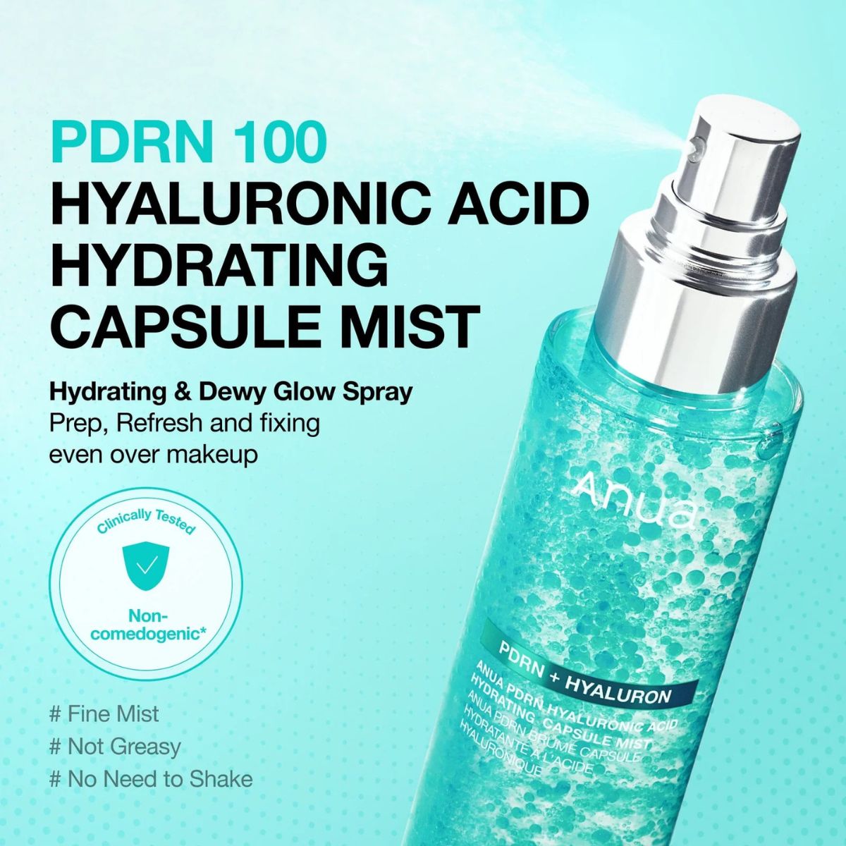 PDRN Hyaluronic Acid Hydrating Capsule Mist 100mL