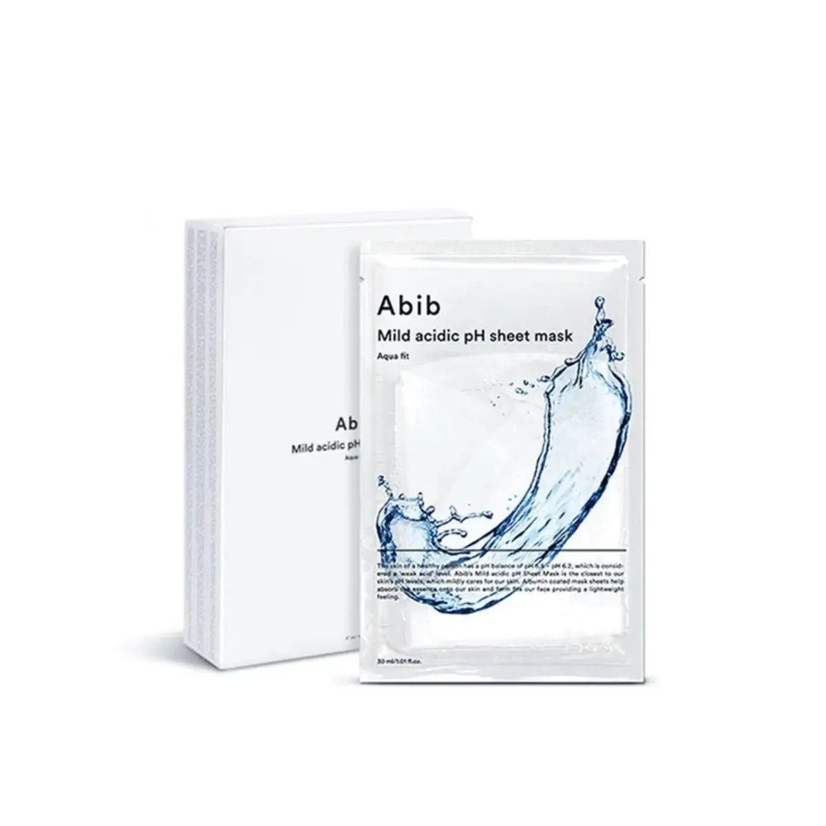 Mild Acidic pH Sheet Mask Aqua Fit Abib