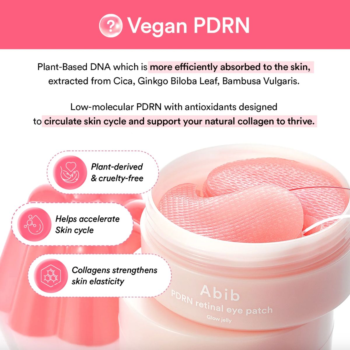 PDRN Retinal Eye Patch Glow Jelly 60ea