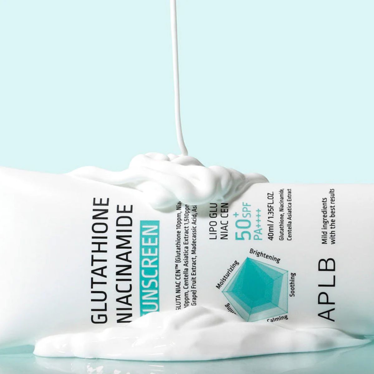 Glutathione Niacinamide Sunscreen 40mL