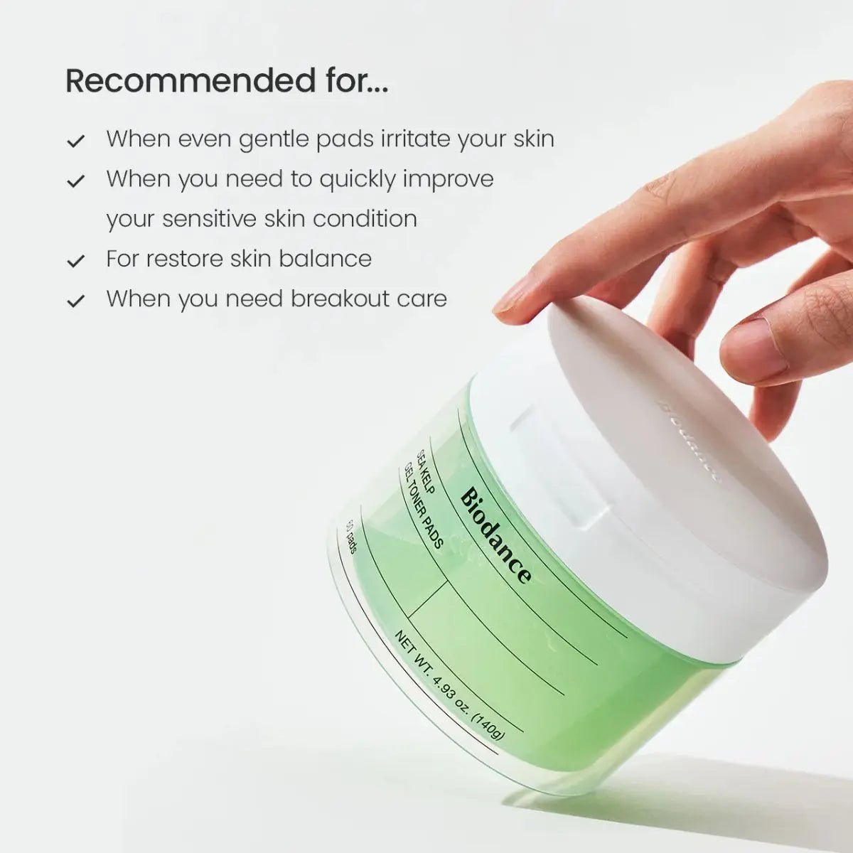 Sea Kelp Gel Toner Pad (60ea) Biodance