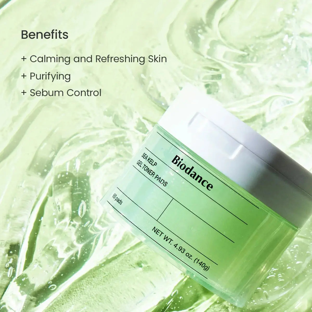 Sea Kelp Gel Toner Pad (60ea) Biodance