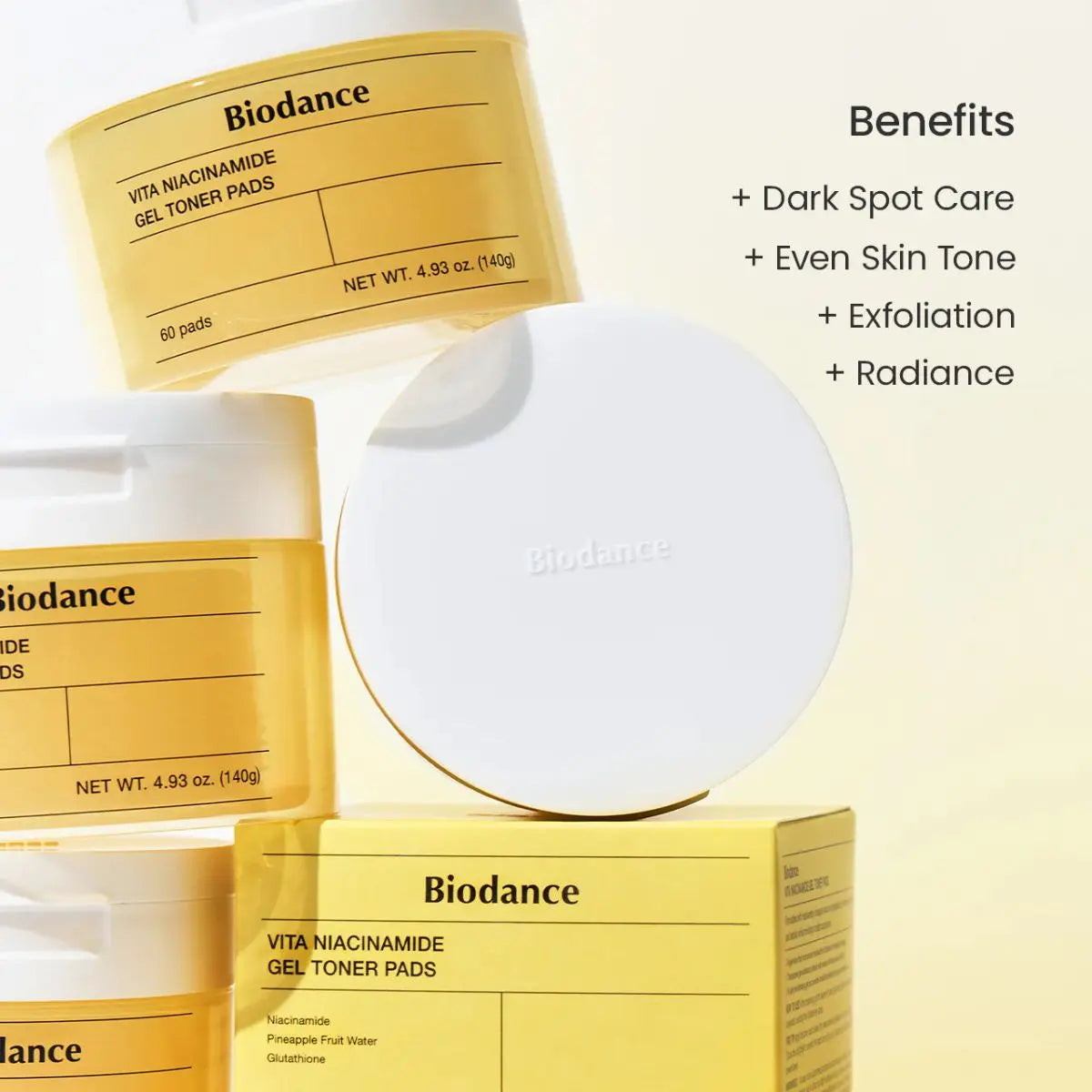 Vita Niacinamide Gel Toner Pad (60ea) Biodance