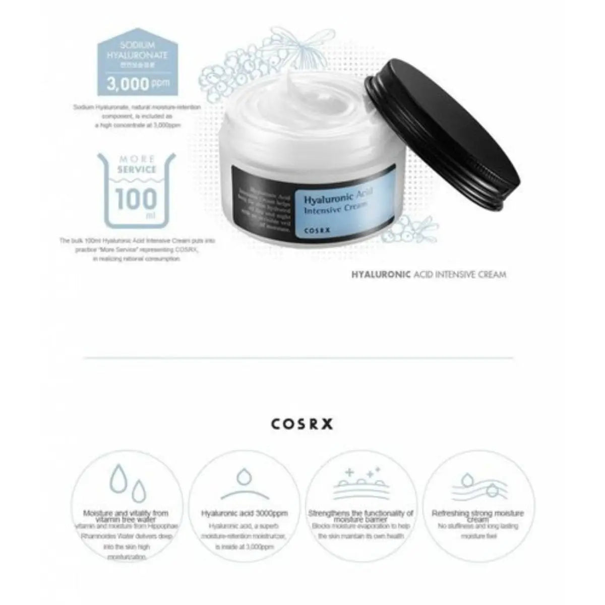 Hyaluronic Hydra Intensive Cream 100mL Cosrx