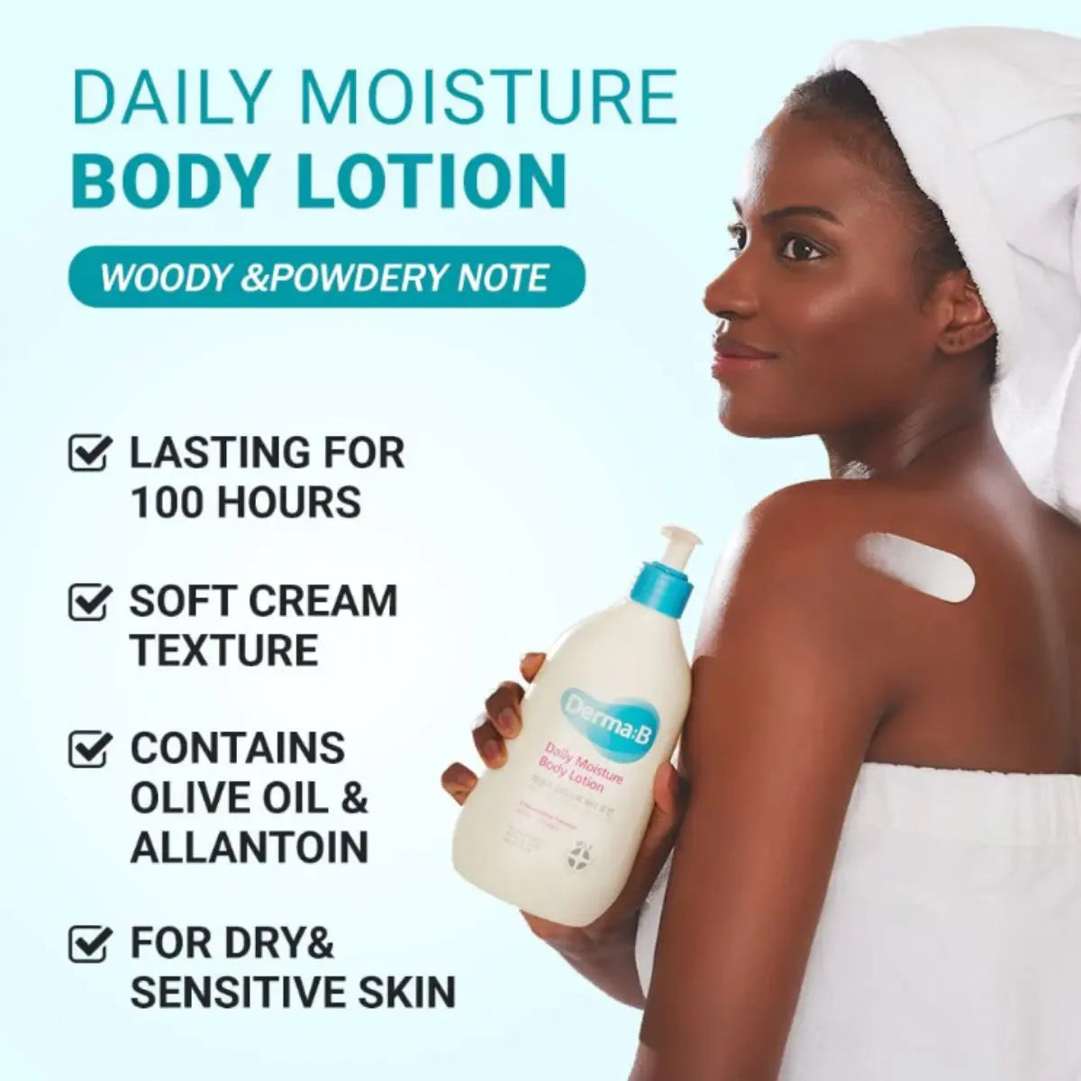 Daily Moisture Body Lotion 400mL Derma:B
