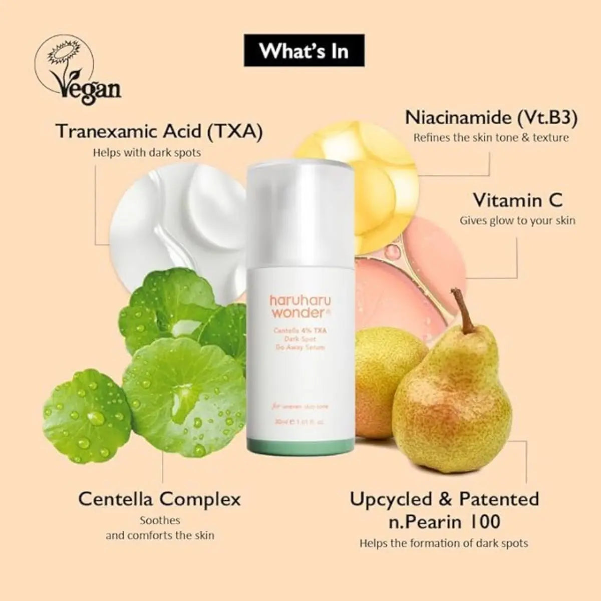 Centella 4% TXA Dark Spot Go Away Serum 30mL Haruharu Wonder