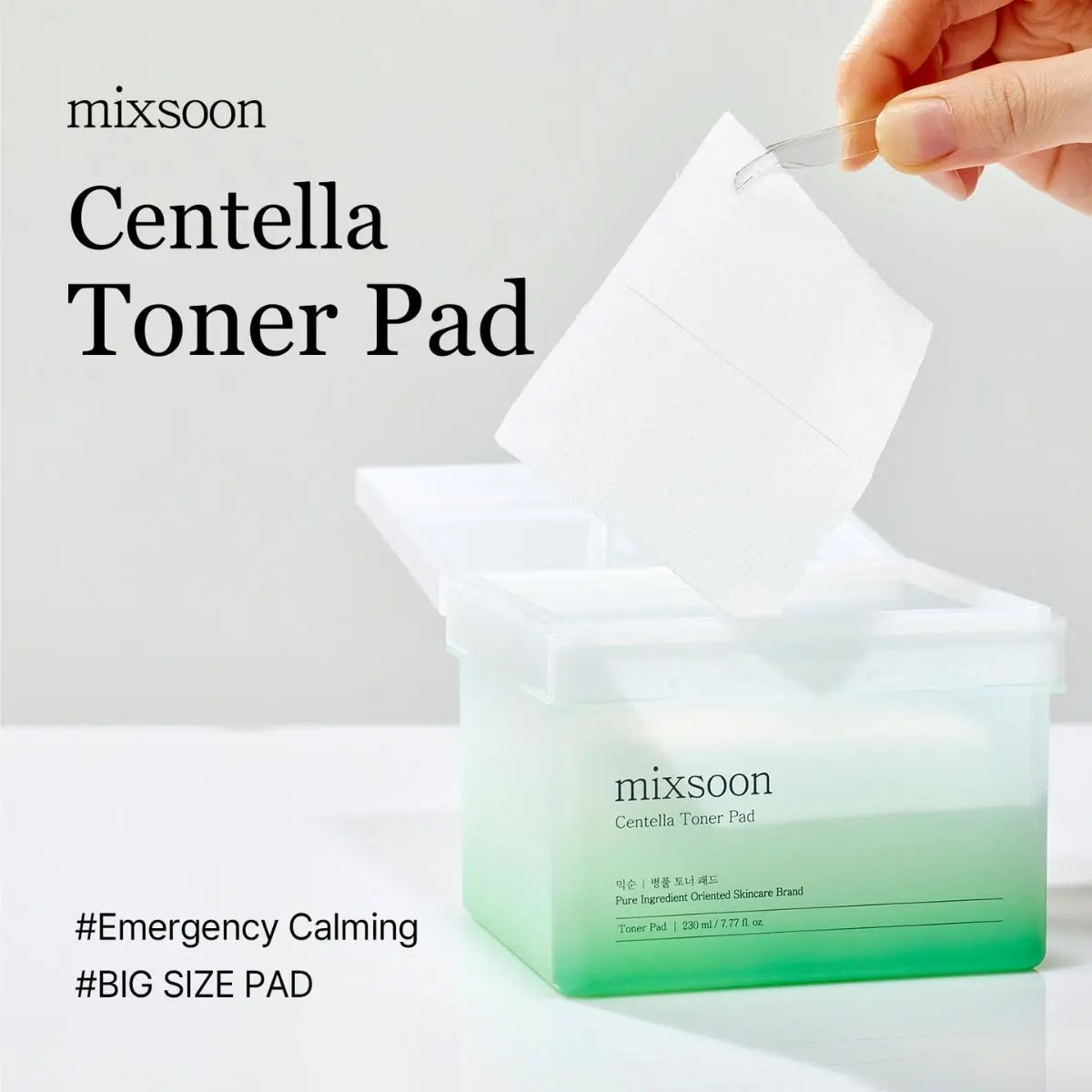 Centella Asiatica Toner Pad (120 Sheets) Mixsoon
