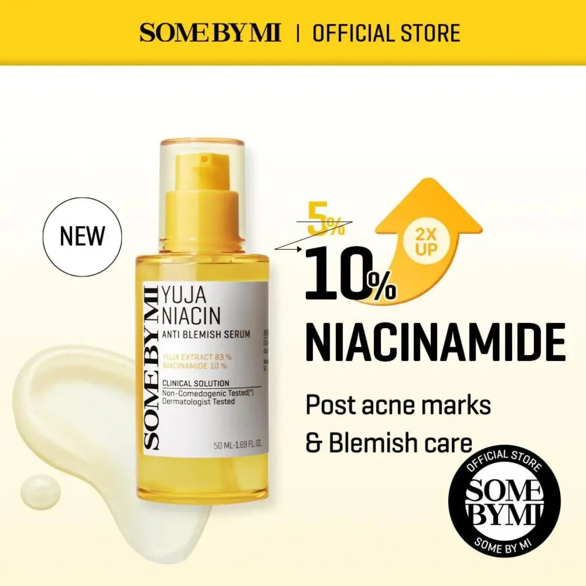Yuja Niacin Anti-Blemish Serum 50mL Somebymi