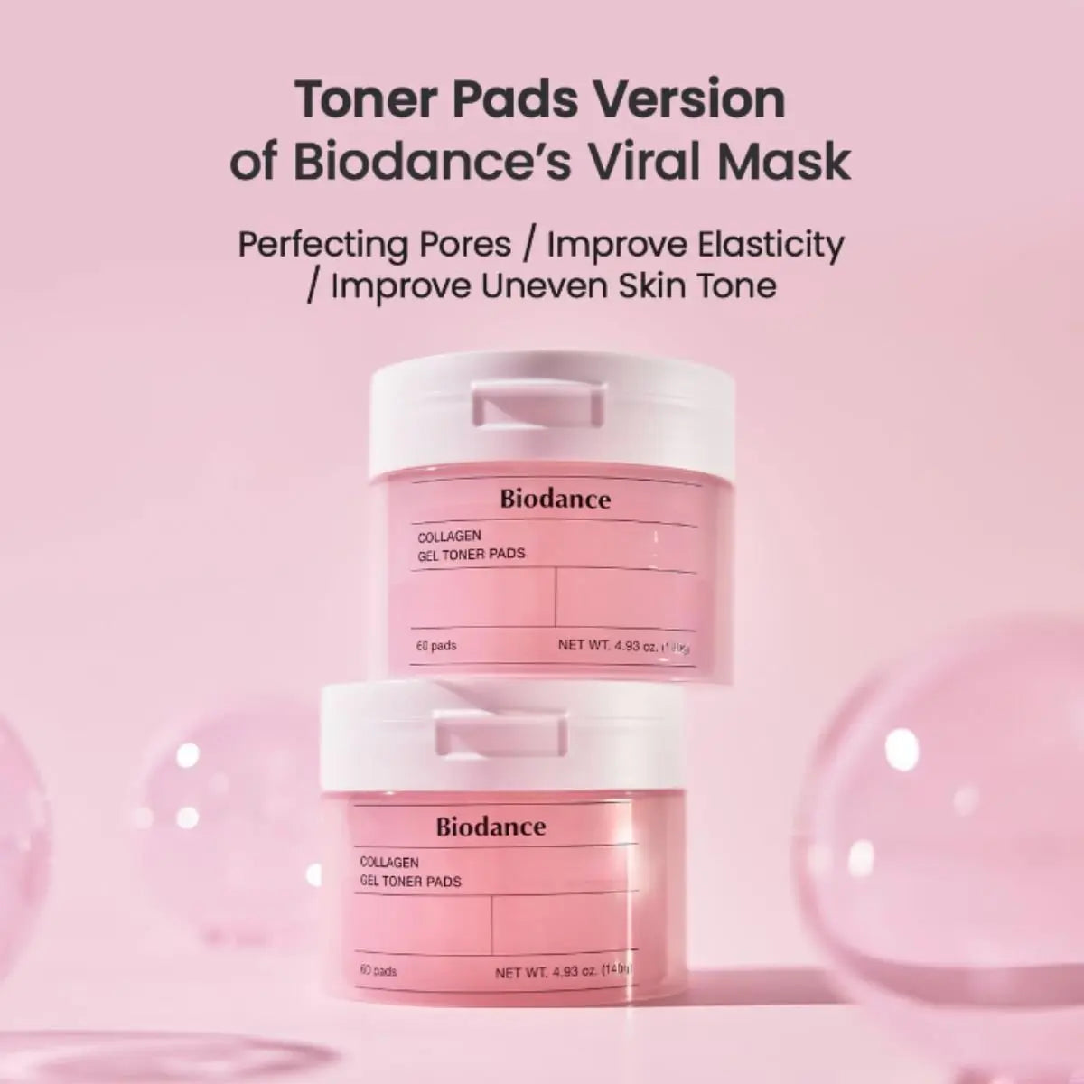 Collagen Gel Toner Pads 60 pads Biodance