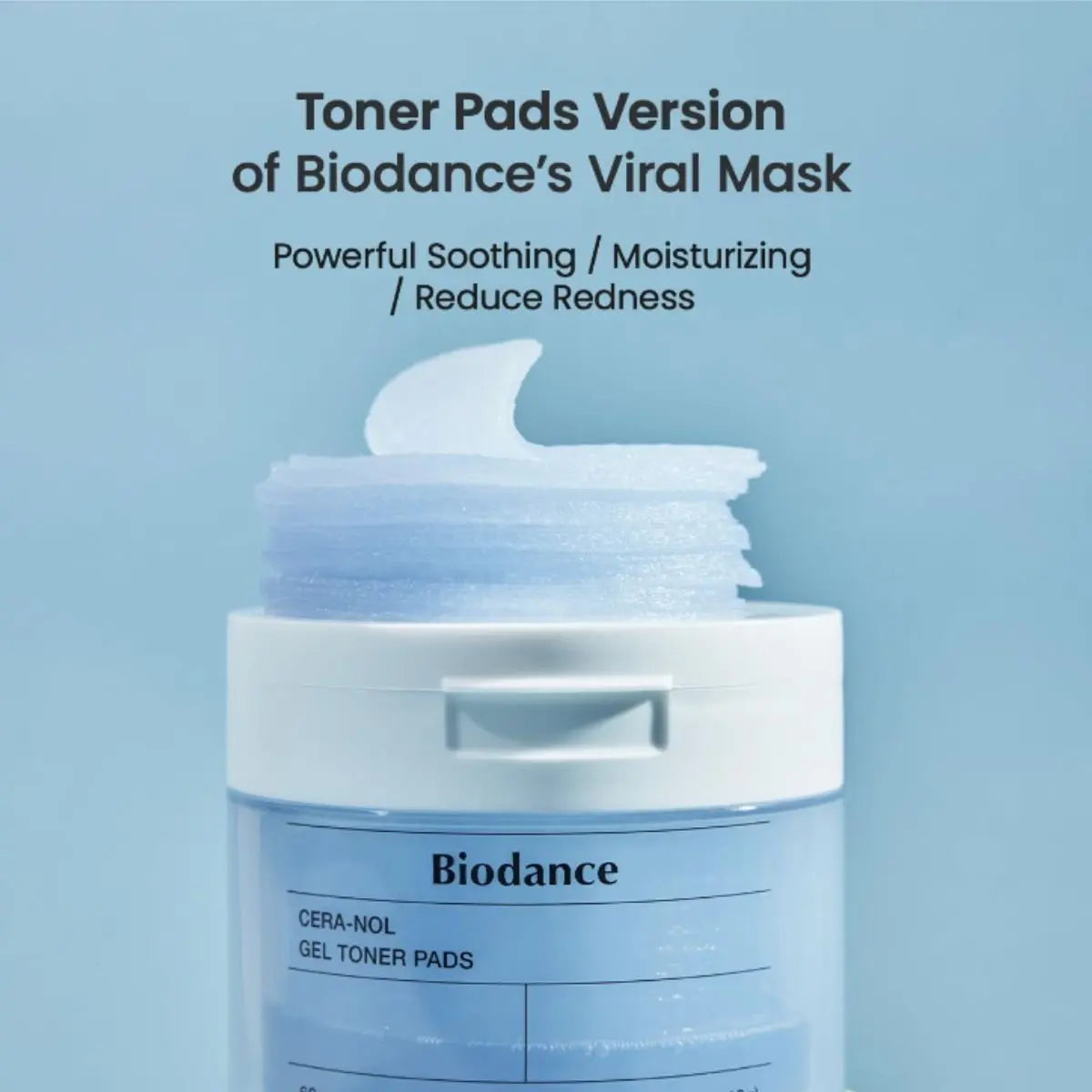 Cera-Nol Gel Toner Pads 60 pads Biodance