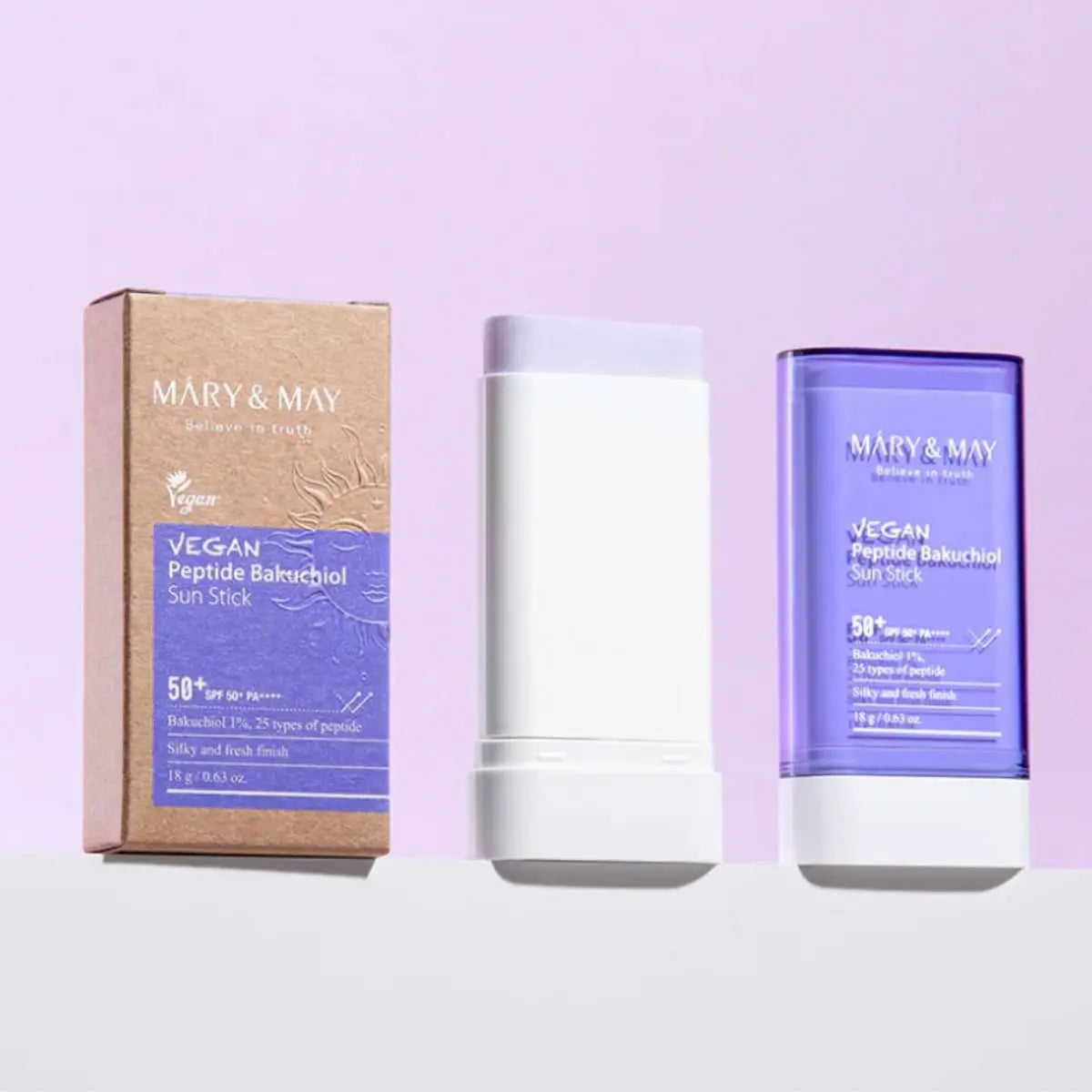 Vegan Peptide Bakuchiol Sun Stick SPF50+ PA++++ 18g Mary&amp;May