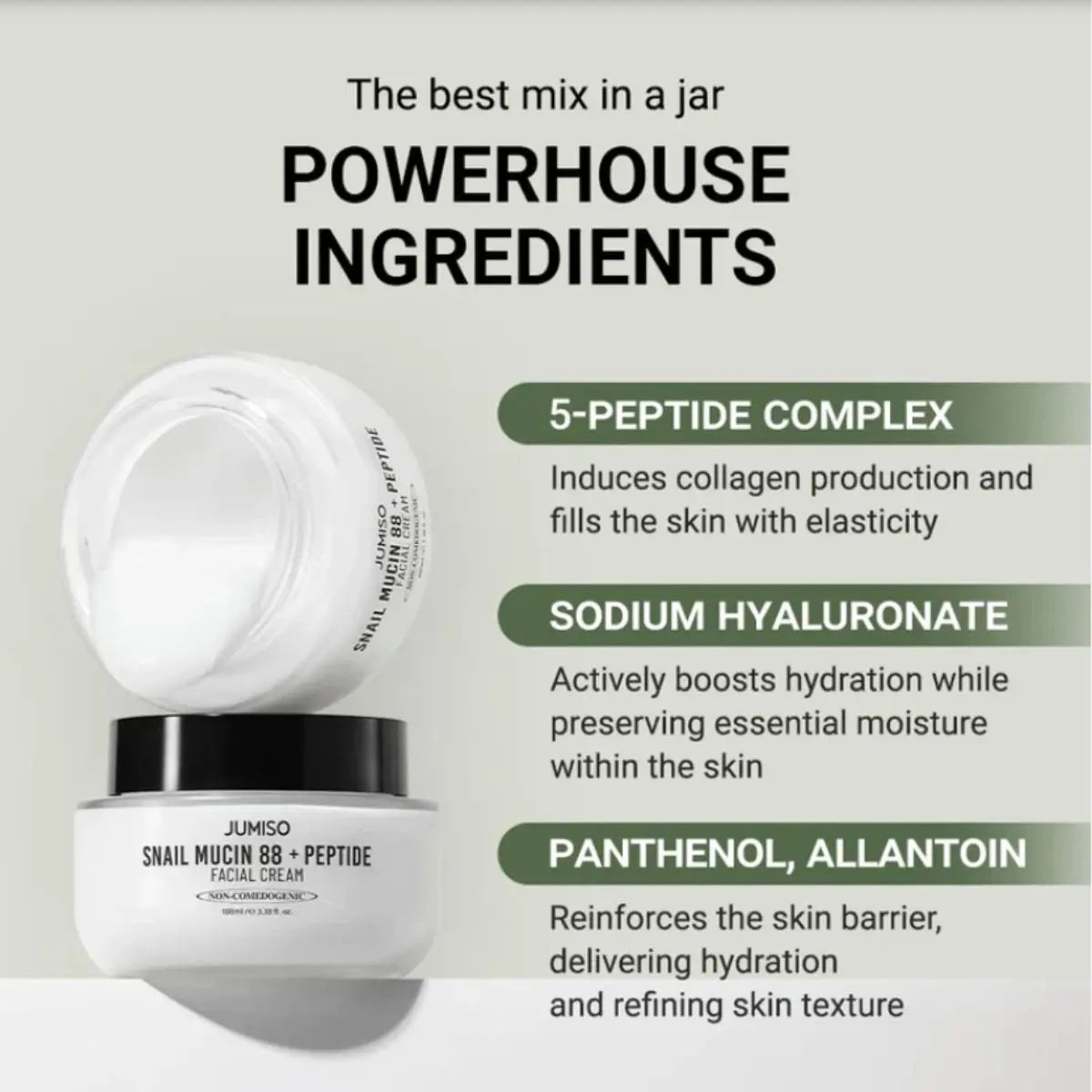 Snail Mucin 88 + Peptide Cream 100mL Jumiso