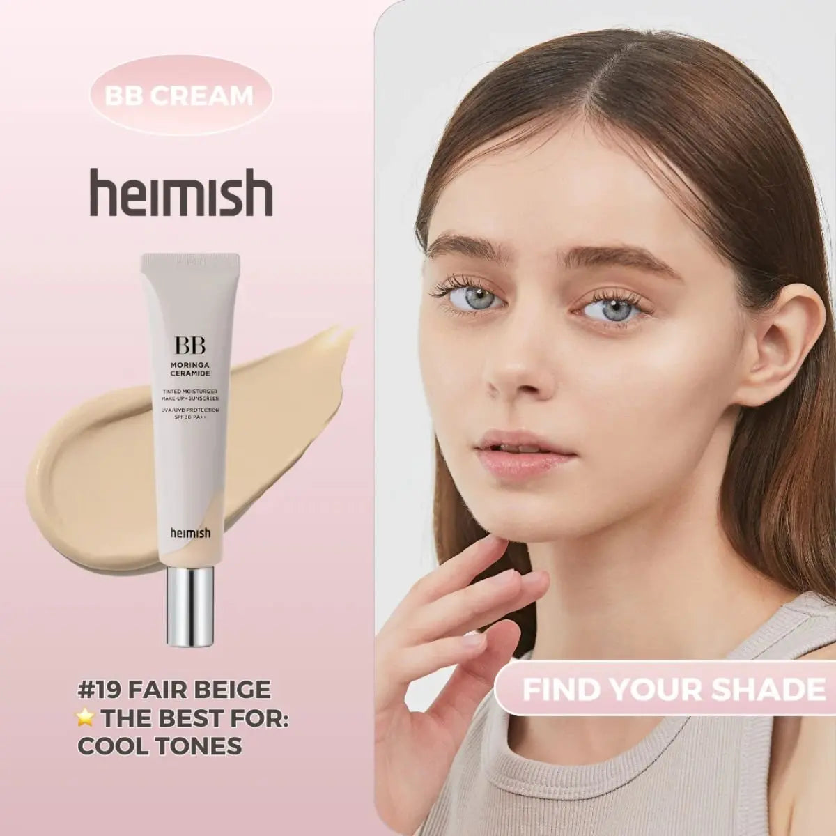 Moringa Ceramide BB Cream SPF 30 PA++ Heimish