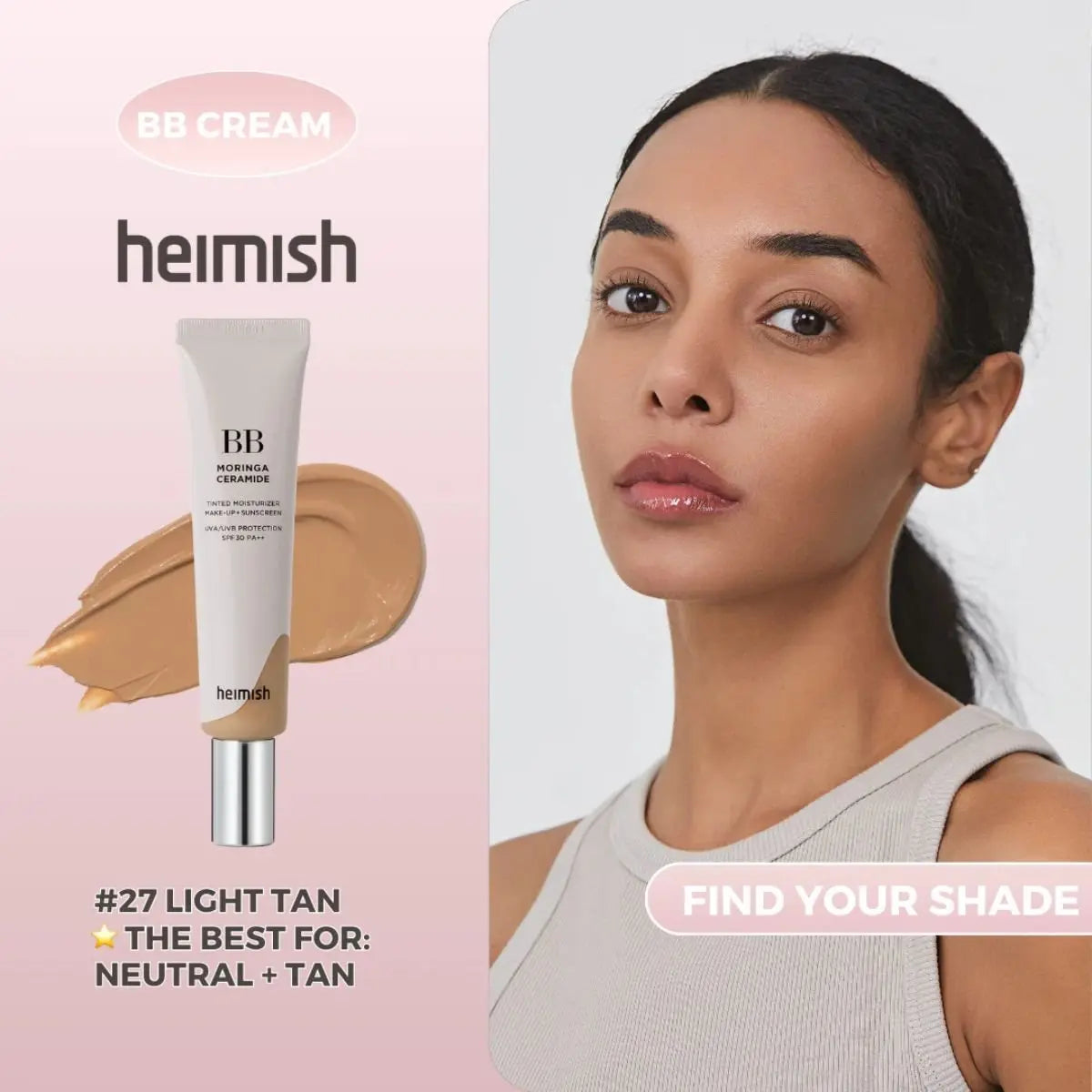 Moringa Ceramide BB Cream SPF 30 PA++ Heimish