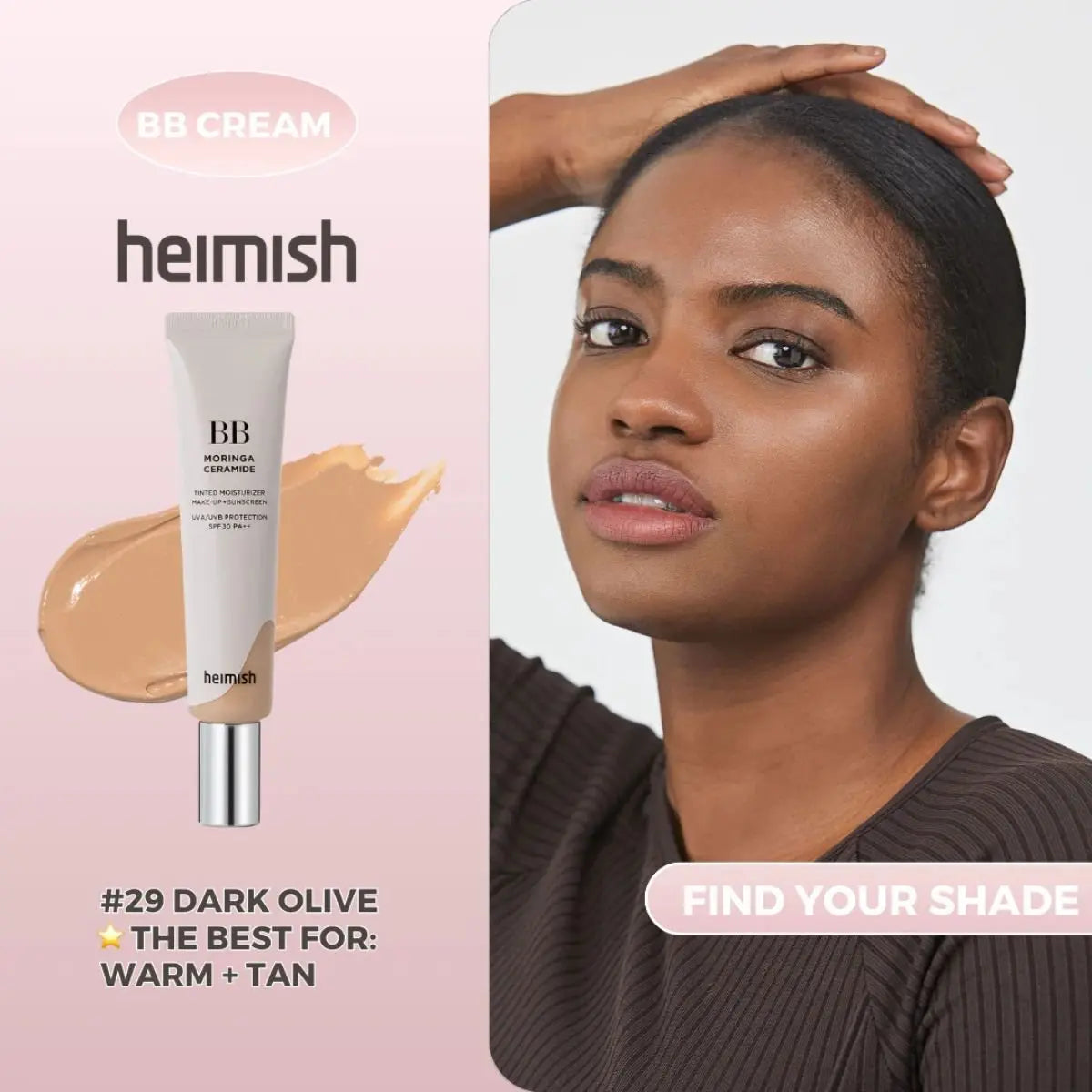 Moringa Ceramide BB Cream SPF 30 PA++ Heimish