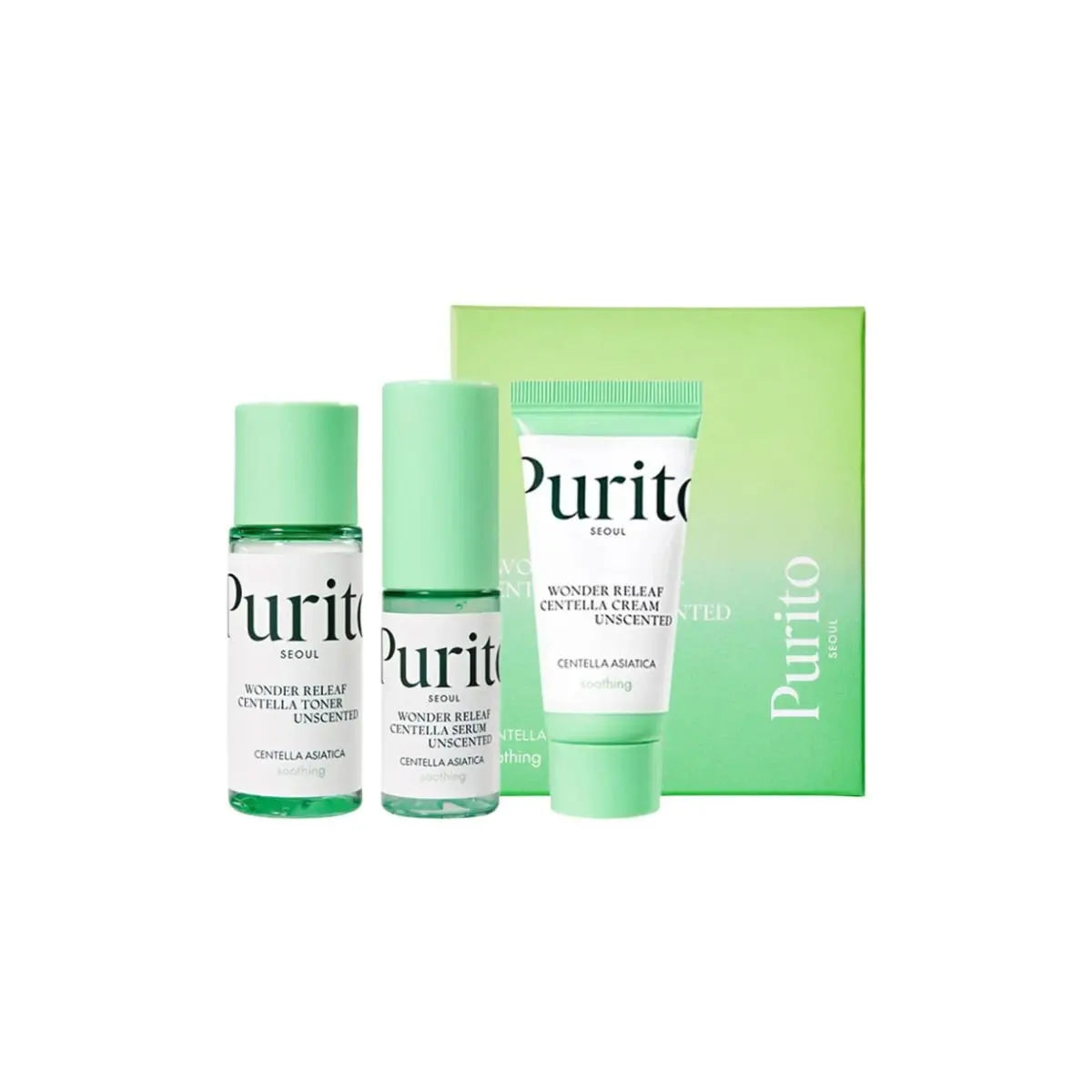 Wonder Releaf Centella Mini Kit Unscented Purito