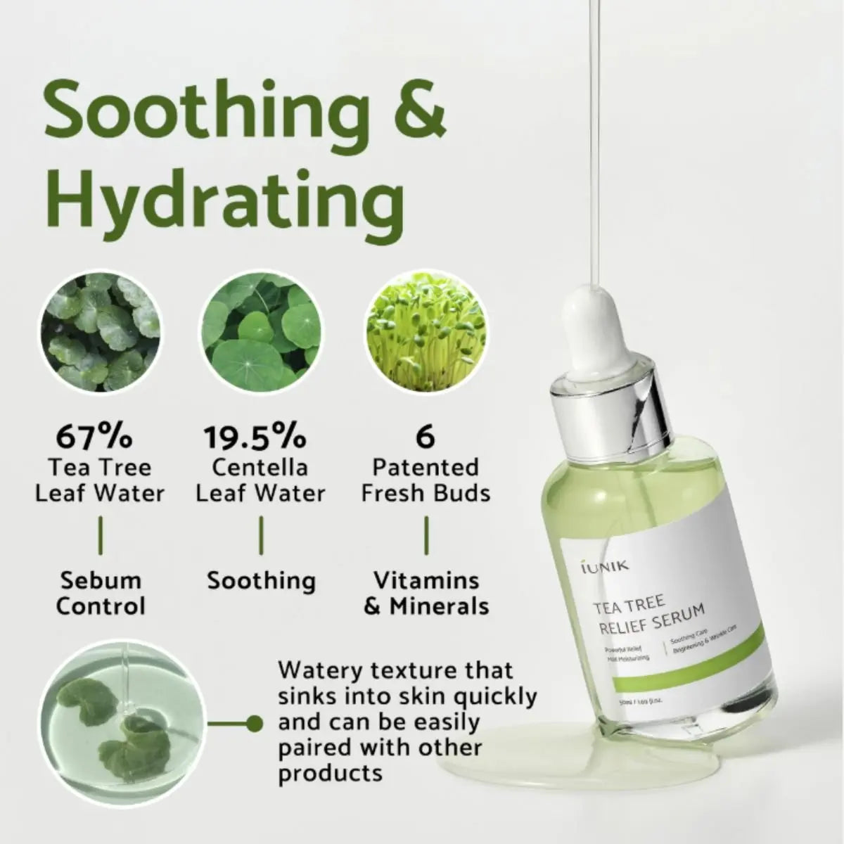 Tea Tree Relief Serum 50mL Iunik