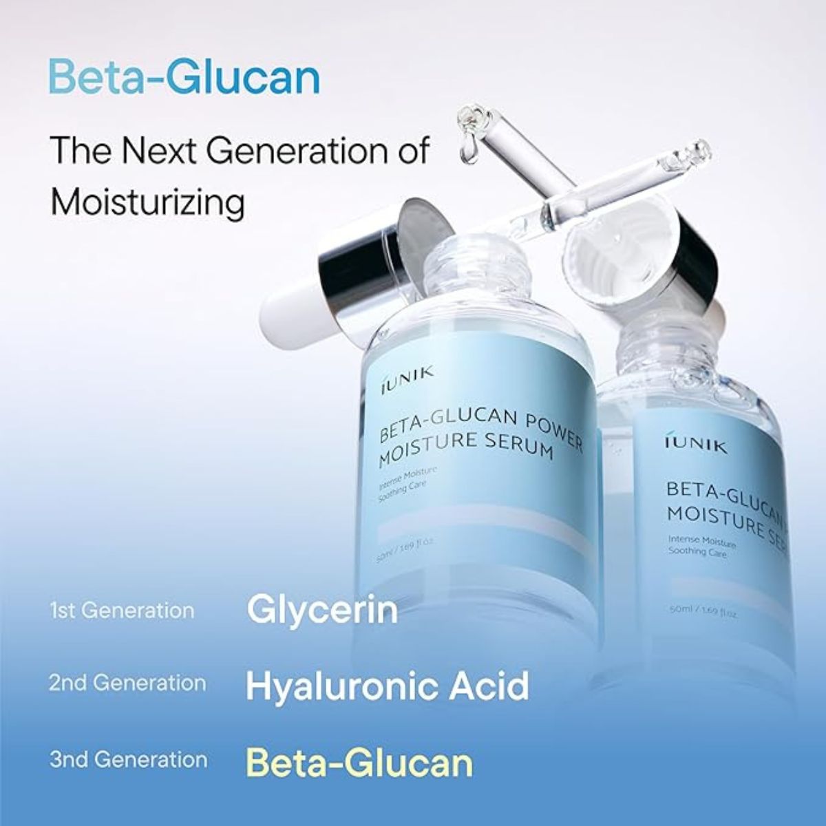Beta Glucan Power Moisture Serum 50mL Iunik