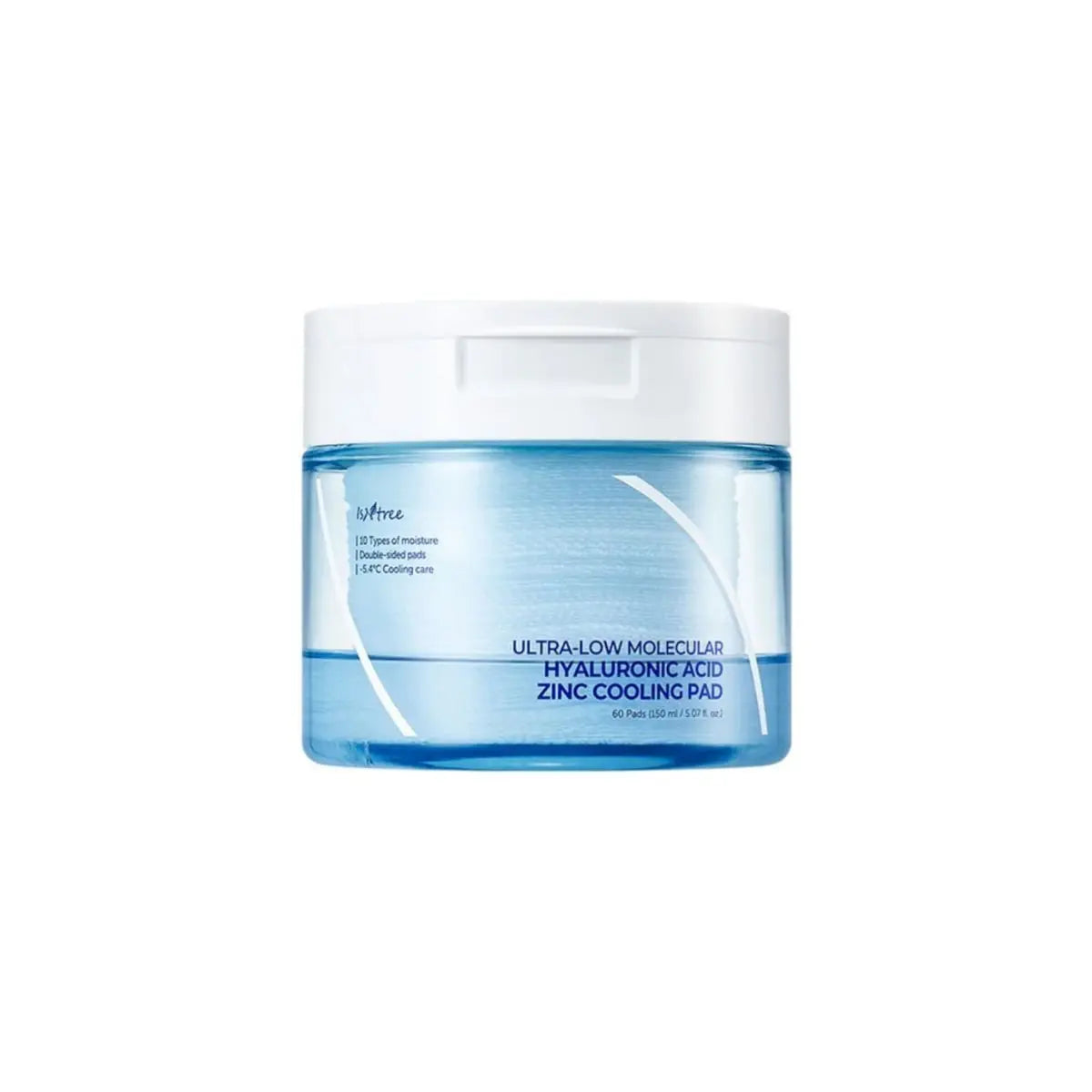 Ultra-Low Molecular Hyaluronic Acid Zinc Cooling Pad 150mL Isntree