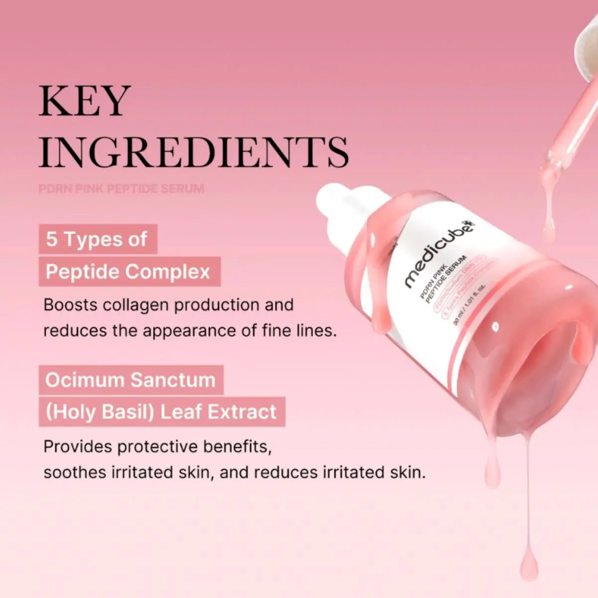 PDRN Pink Peptide Serum 30mL Medicube