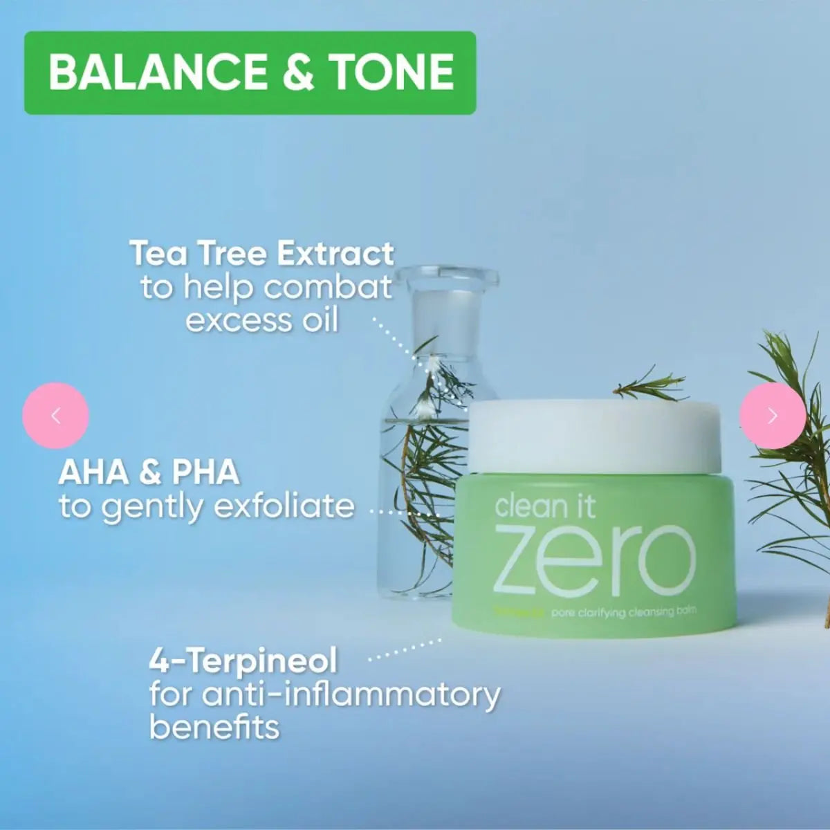 Clean it Zero Pore Clarifying Cleansing Balm 100mL Banila Co