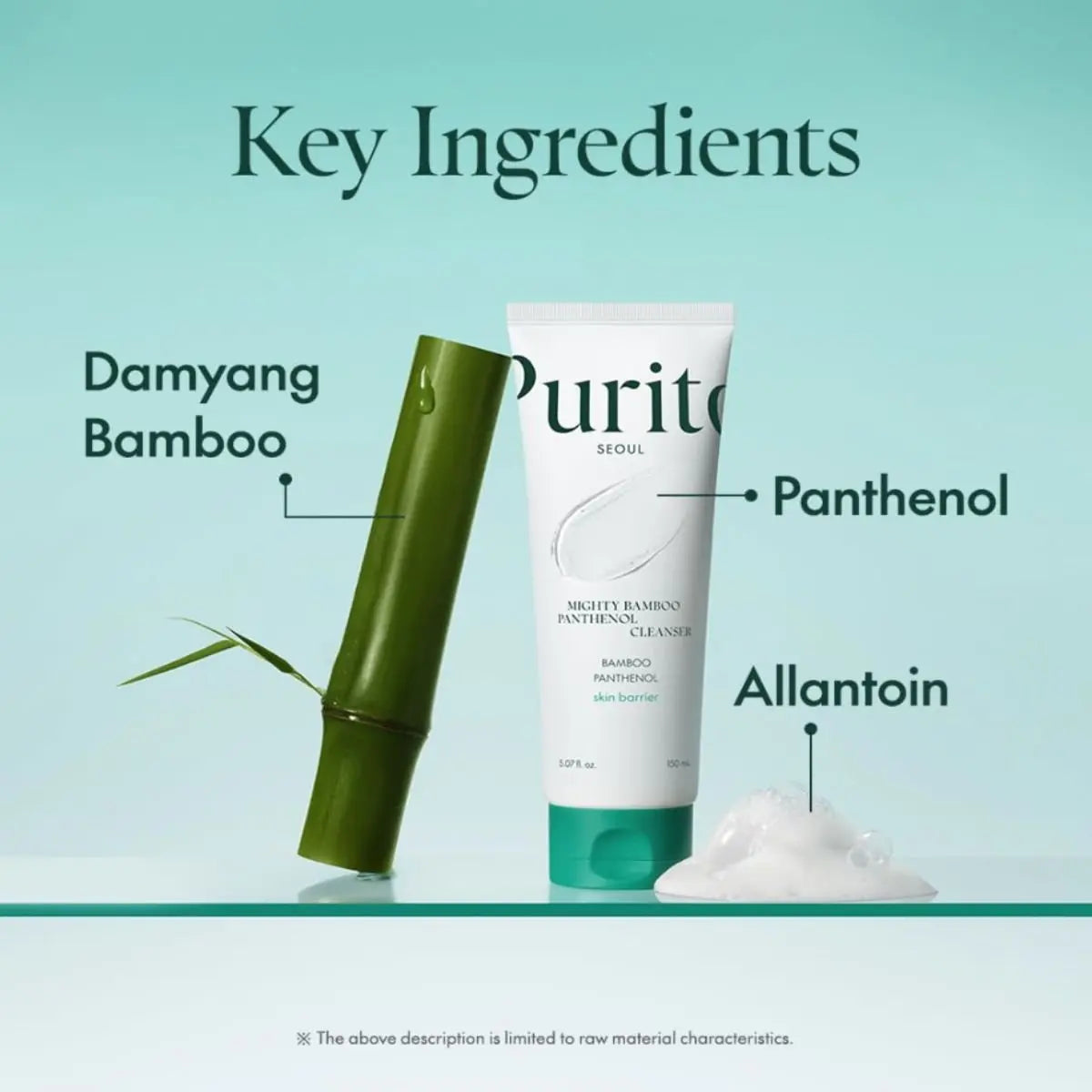 Mighty Bamboo Panthenol Cleanser 150mL Purito