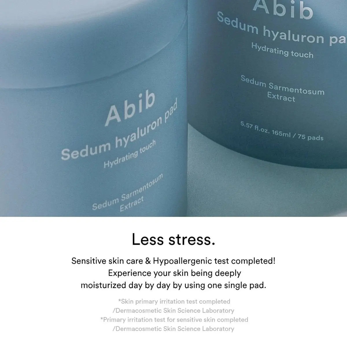 Sedum Hyaluron Pad Hydrating Touch 165mL (75pads) Abib
