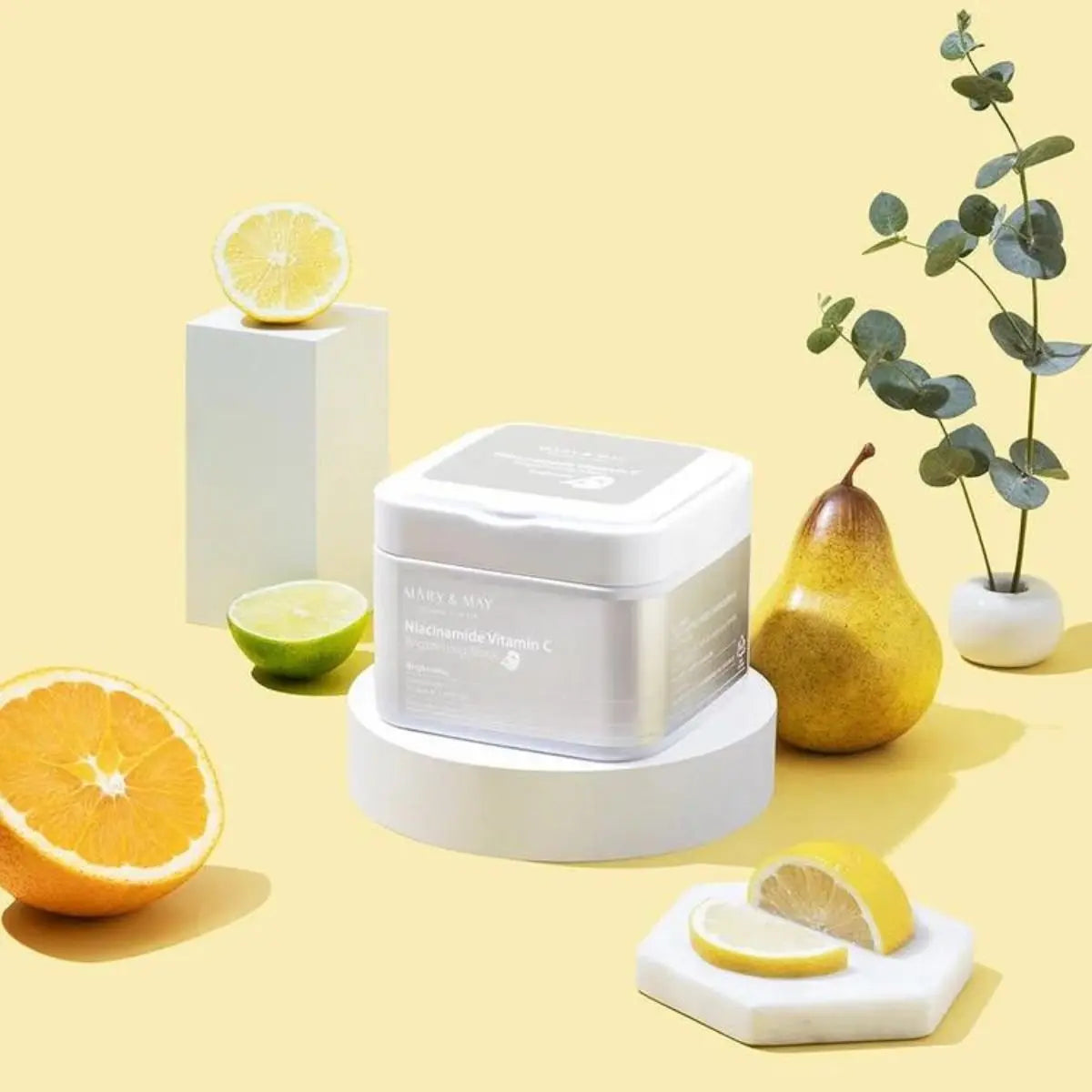 Niacinamide Vitamin C Brightening Mask 30pcs Mary&amp;May