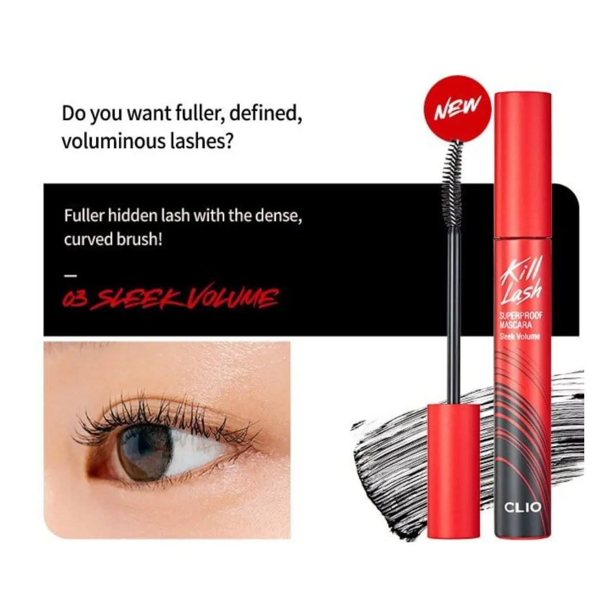 Kill Lash Super Proof Mascara Clio