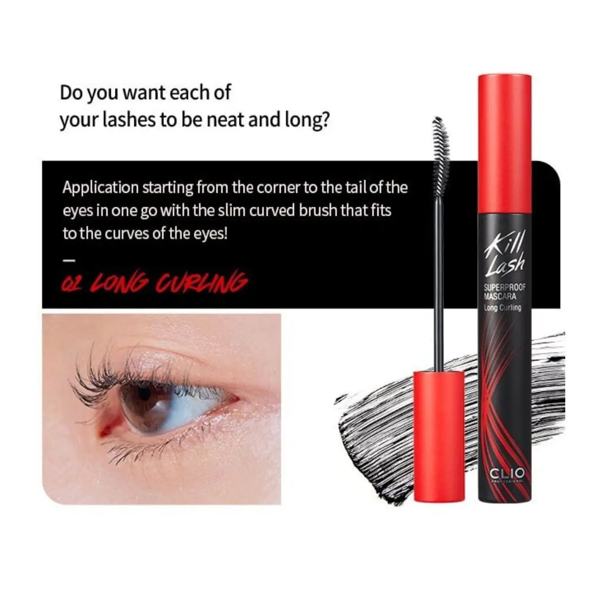 Kill Lash Super Proof Mascara Clio