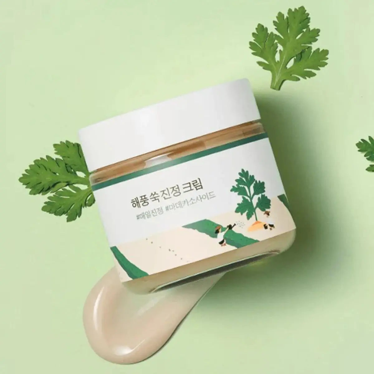 Mugwort Calming Cream 80mL Round Lab