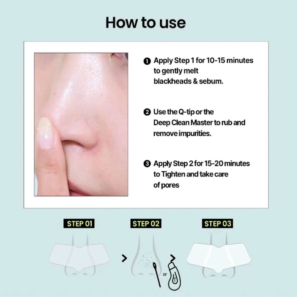 Natural Mild Clear Nose Pack 5ea Ilso