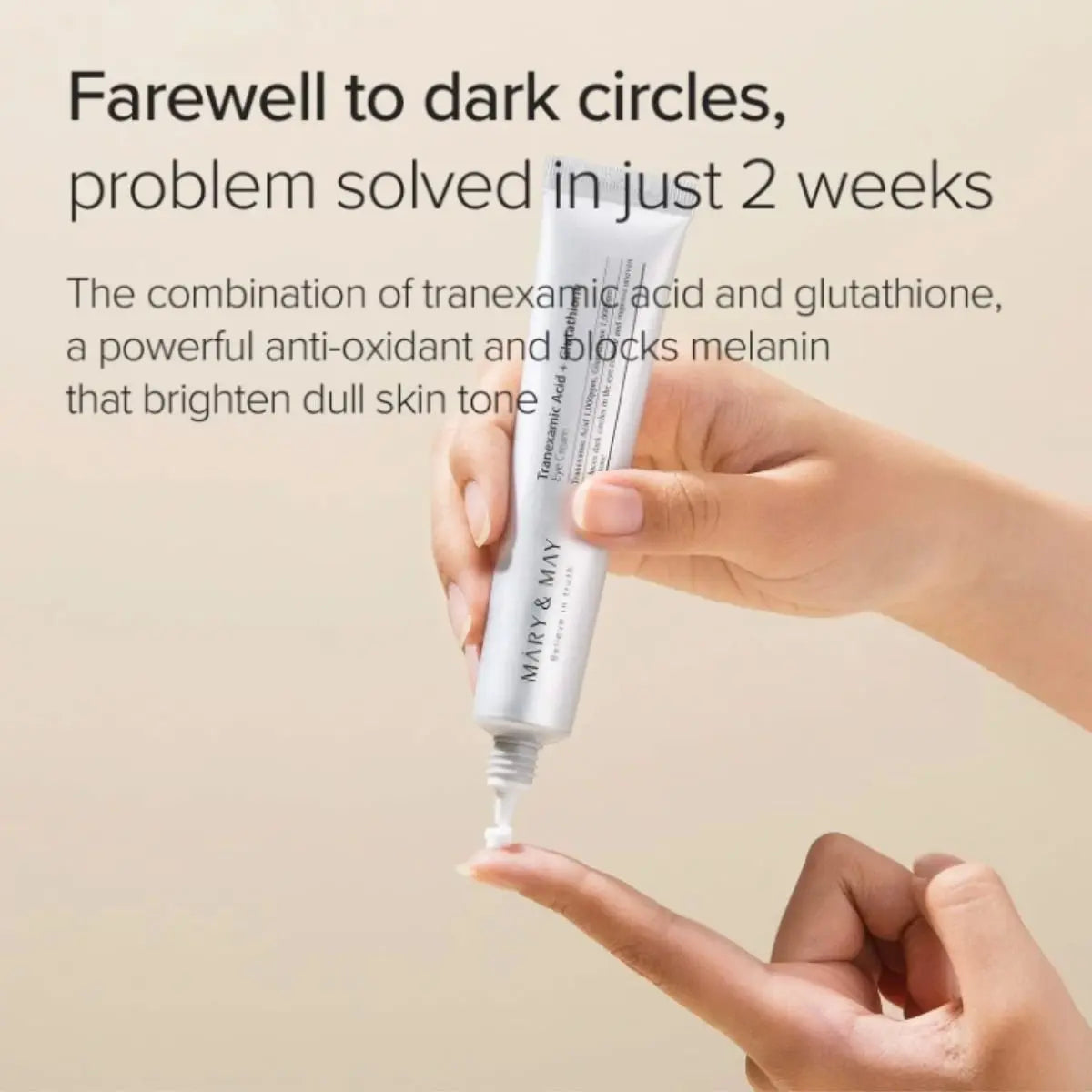 Tranexamic Acid + Glutathione Eye Cream 30mL Mary&amp;May