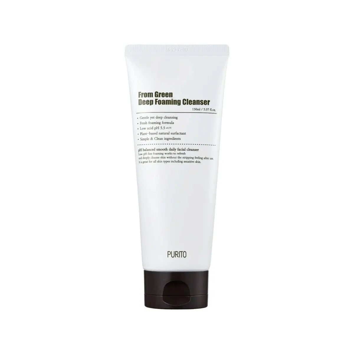 From Green Deep Foaming Cleanser Purito