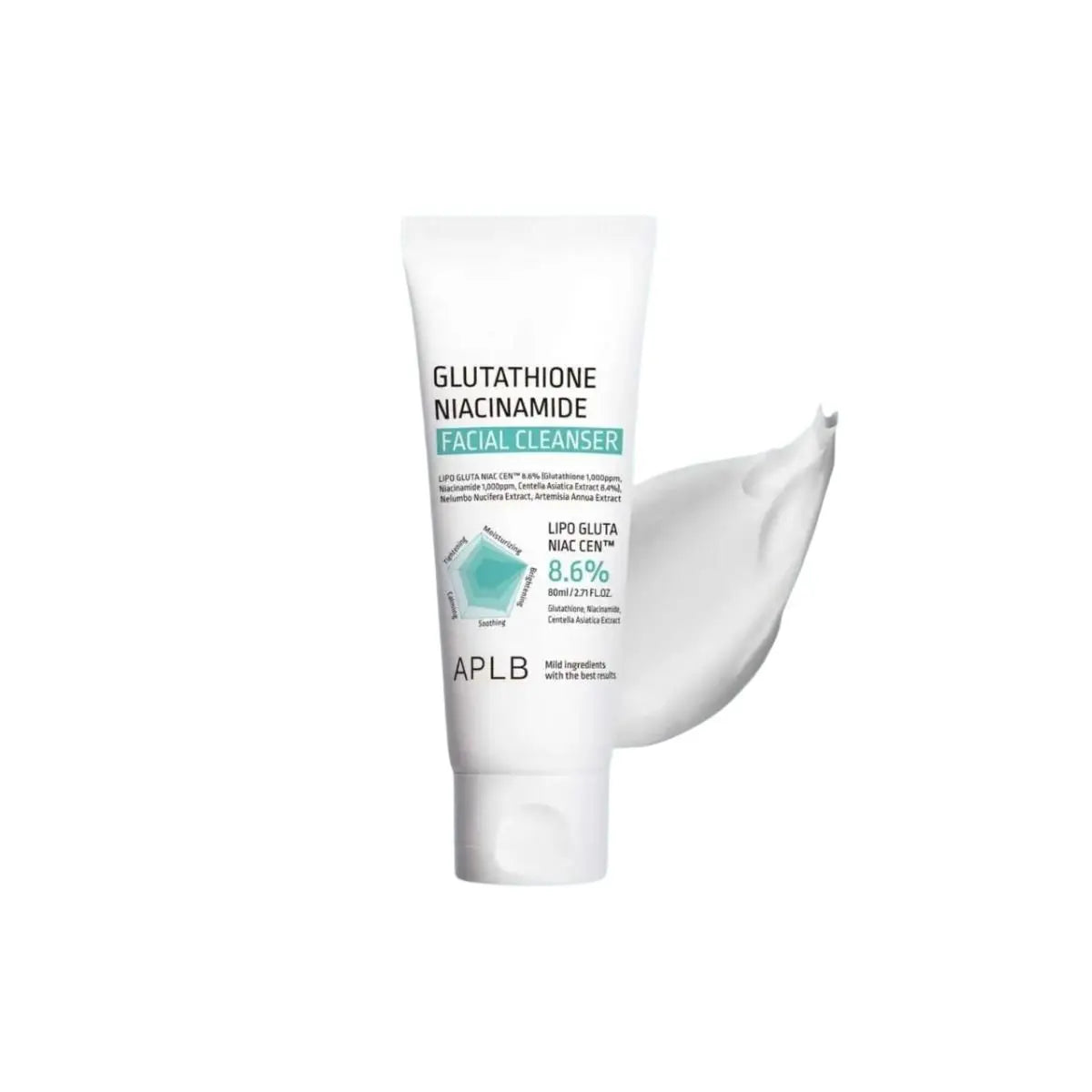 Glutathione Niacinamide Facial Cleanser 80mL APLB