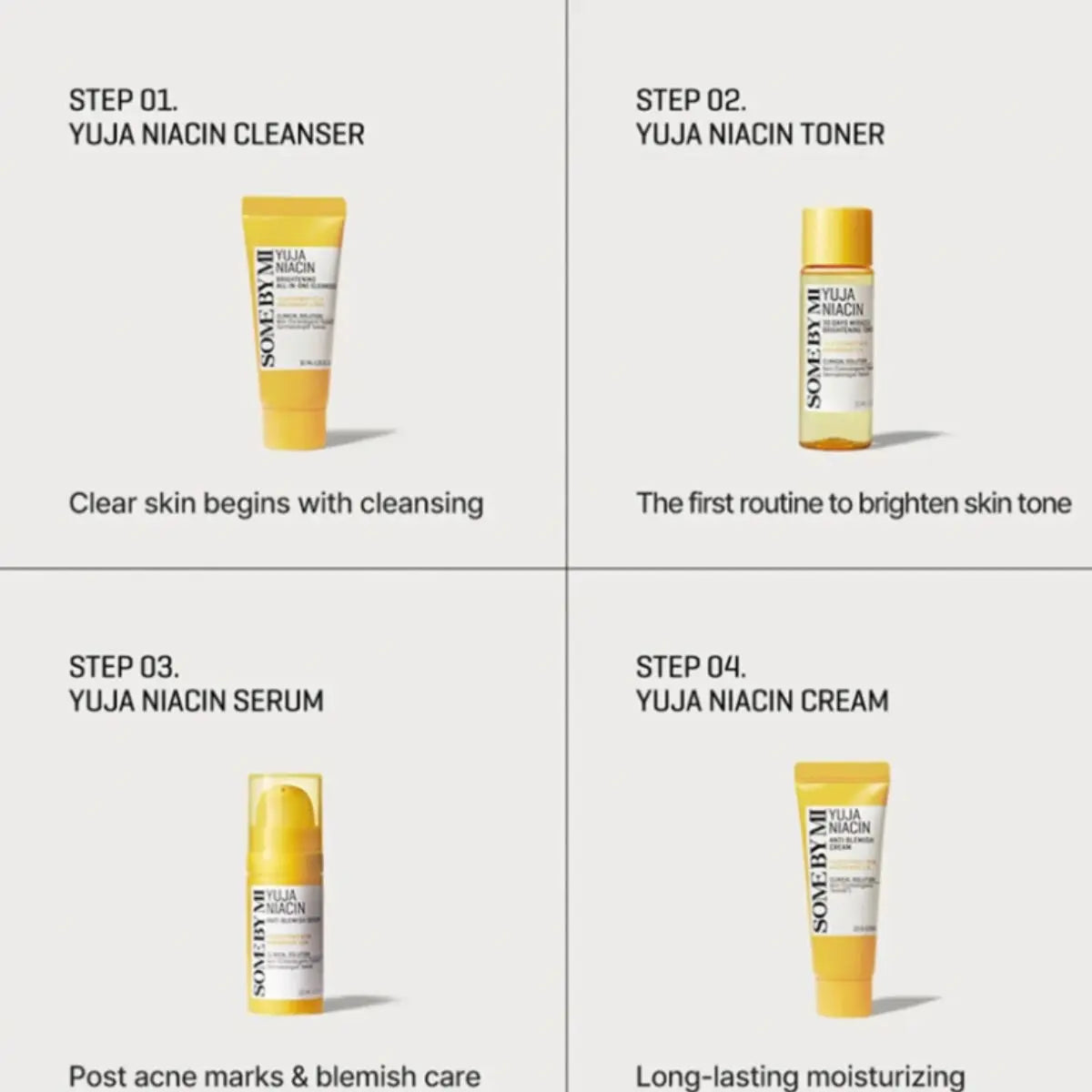 Yuja Niacin Anti-Blemish Starter Kit Somebymi