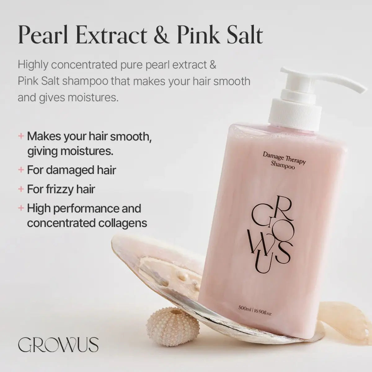 Damage Therapy Shampoo EX 500mL Growus