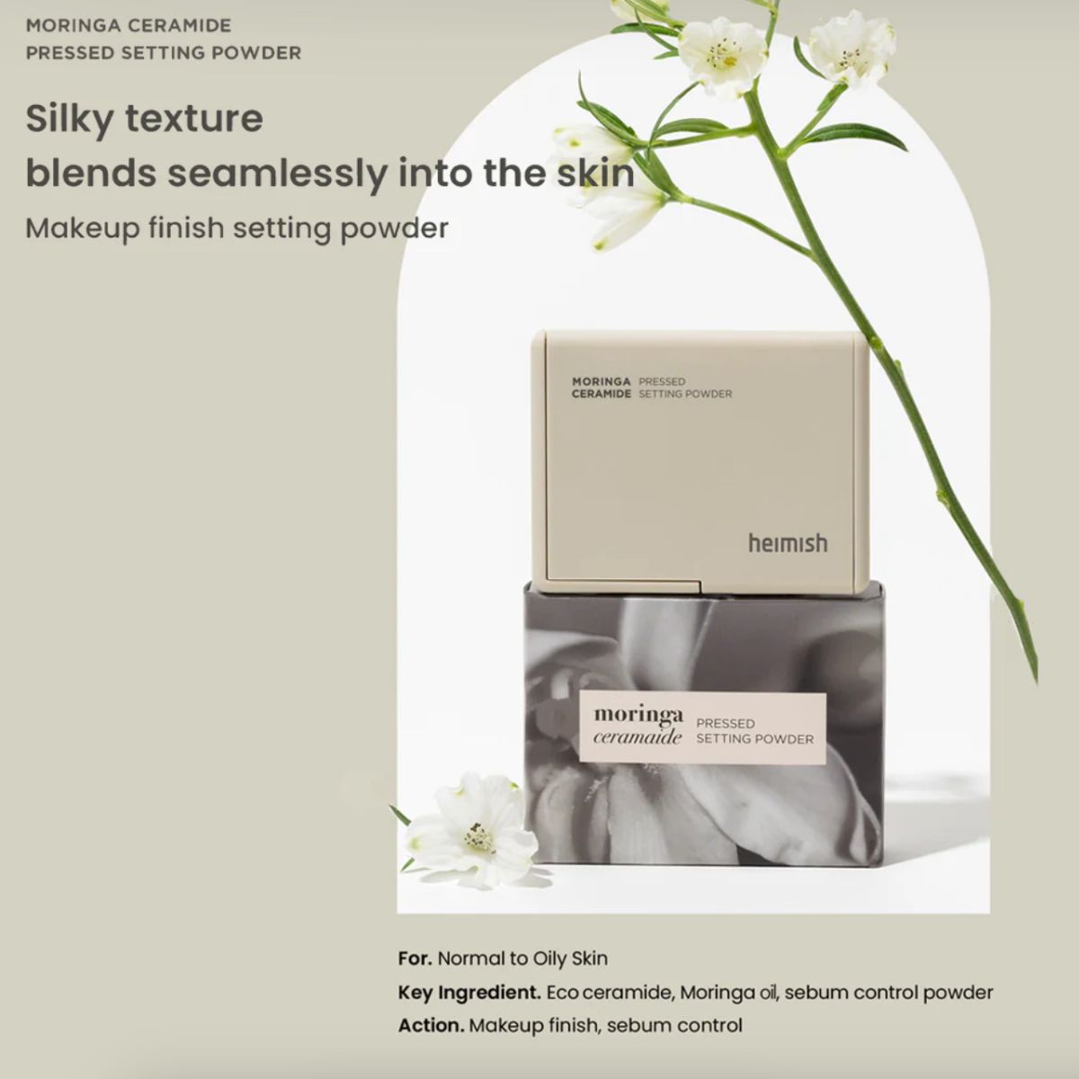 Moringa Ceramide Pressed Setting Powder 5g