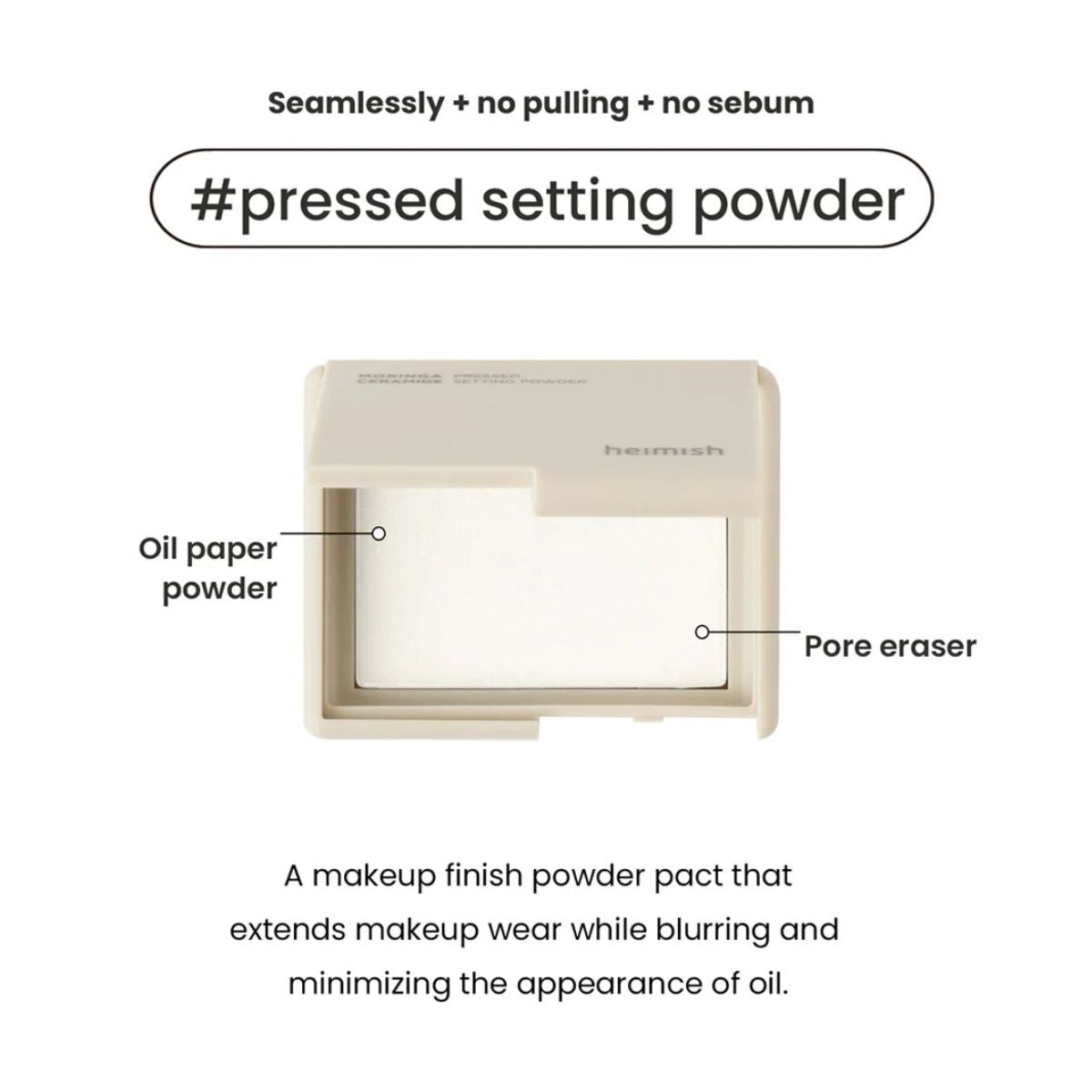 Moringa Ceramide Pressed Setting Powder 5g