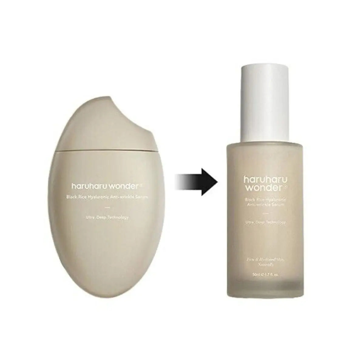 Black Rice Hyaluronic Anti-Wrinkle Serum 50mL Haruharu Wonder