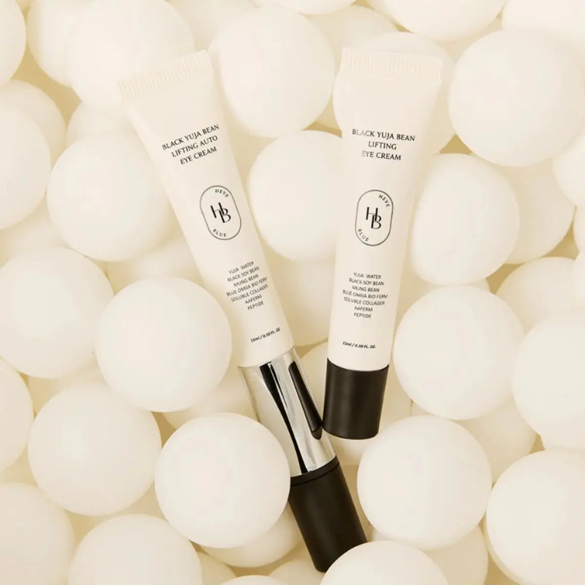 Black Yuja Bean Lifting Auto Eye Cream 15mL Heveblue