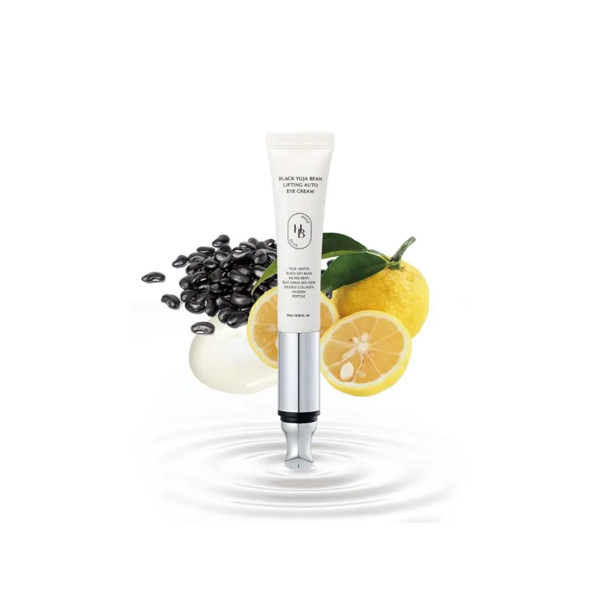 Black Yuja Bean Lifting Auto Eye Cream 15mL Heveblue