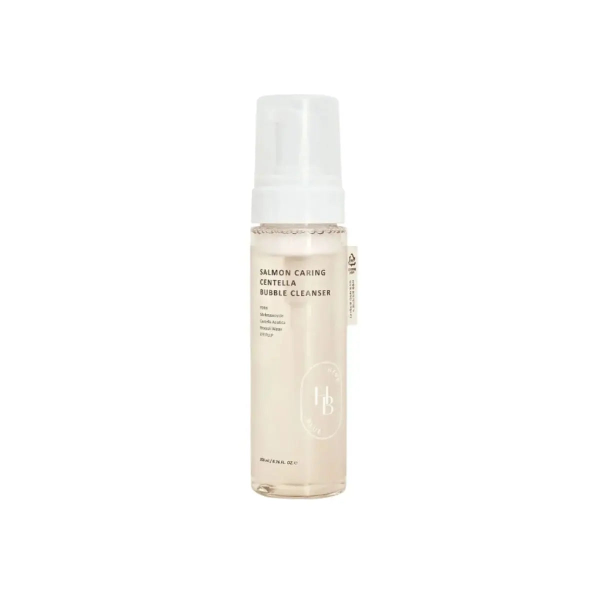 Salmon Caring Centella Bubble Cleanser 200mL Heveblue